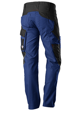 BP® Robuste Arbeitshose mit Kniepolstertaschen königsblau/schwarz Thumbnail 2