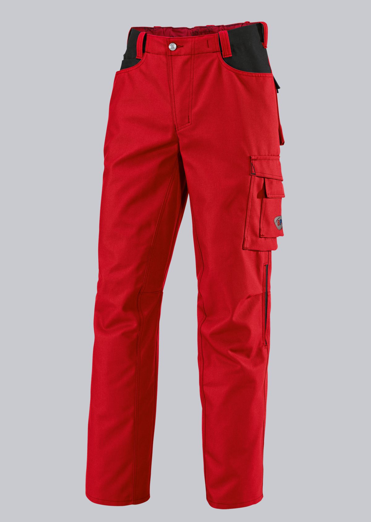 1788-555-81_BP® Strapazierfähige Arbeitshose_rot/schwarz_Cover Bild