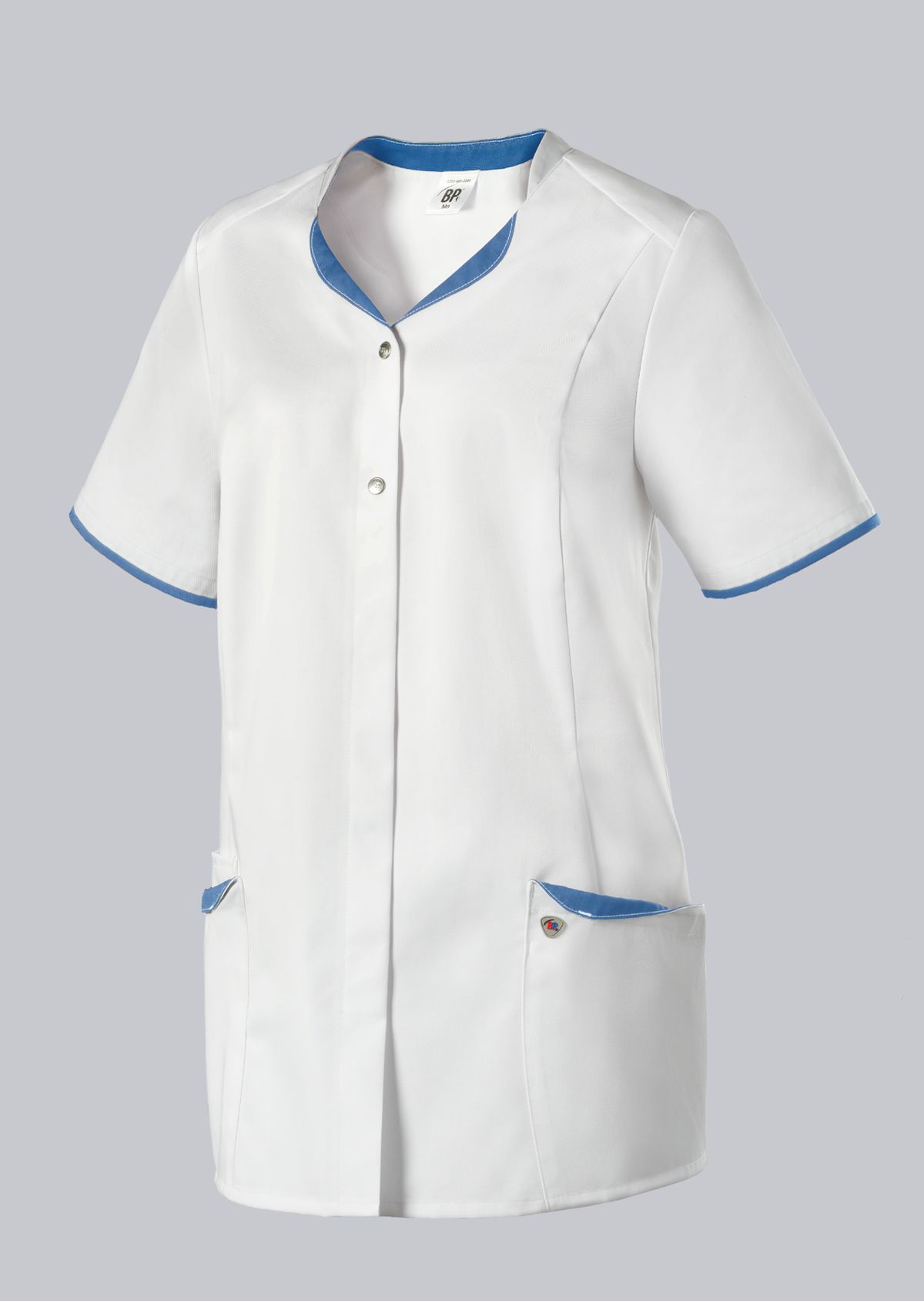1702-485-2106_BP® Kasack für Damen_weiß/azurblau_Cover Bild