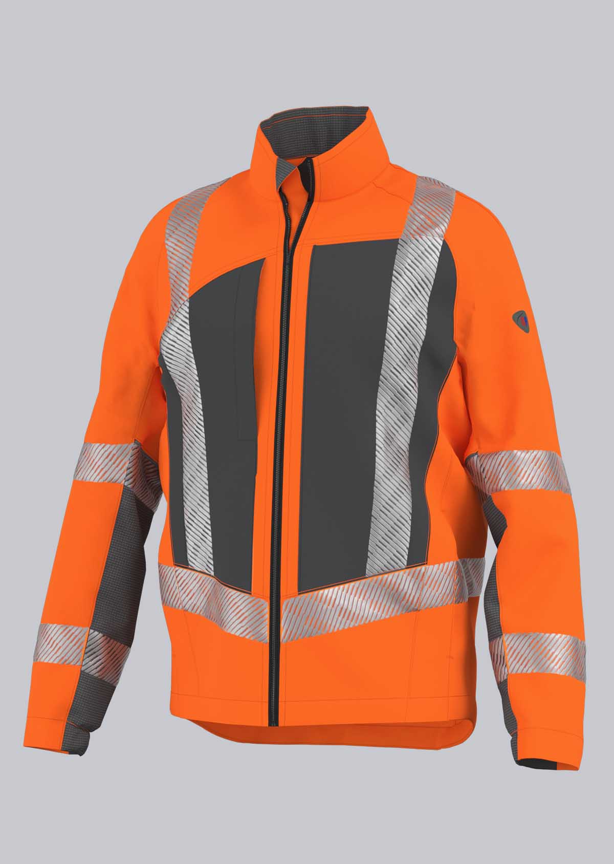 2052-009-6556 BP® Veste de travail haute visibilité stretch orange haute visibilité/anthracite Photo principale