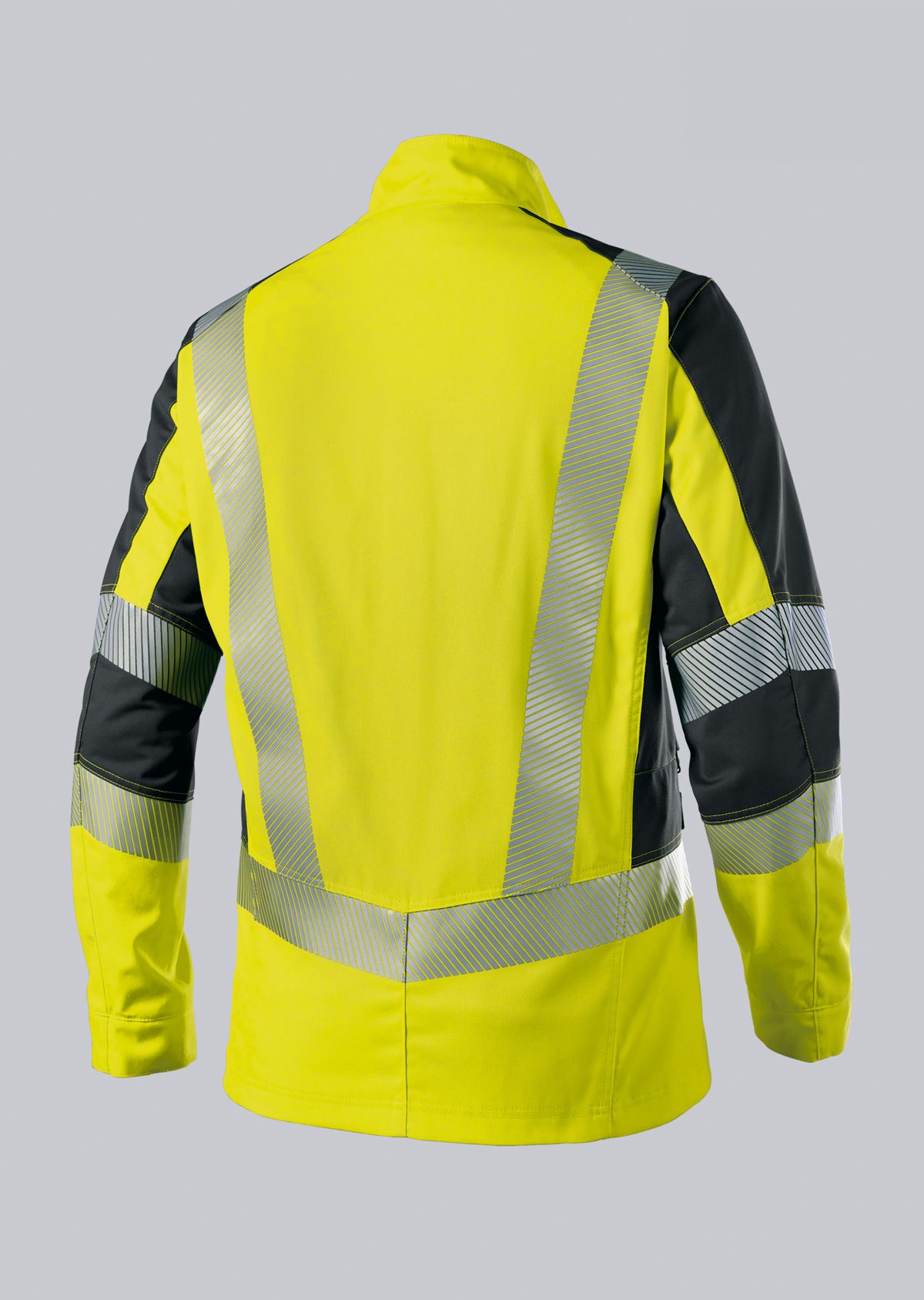 BP® Warnschutz-Stretch-Jacke warngelb/anthrazit Thumbnail 1