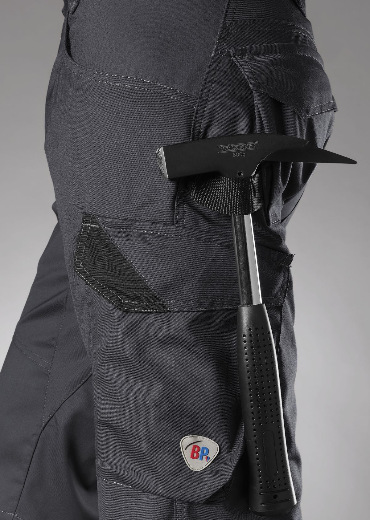 1993-570-56 BP® Lichte shorts antraciet Thumbnail 2