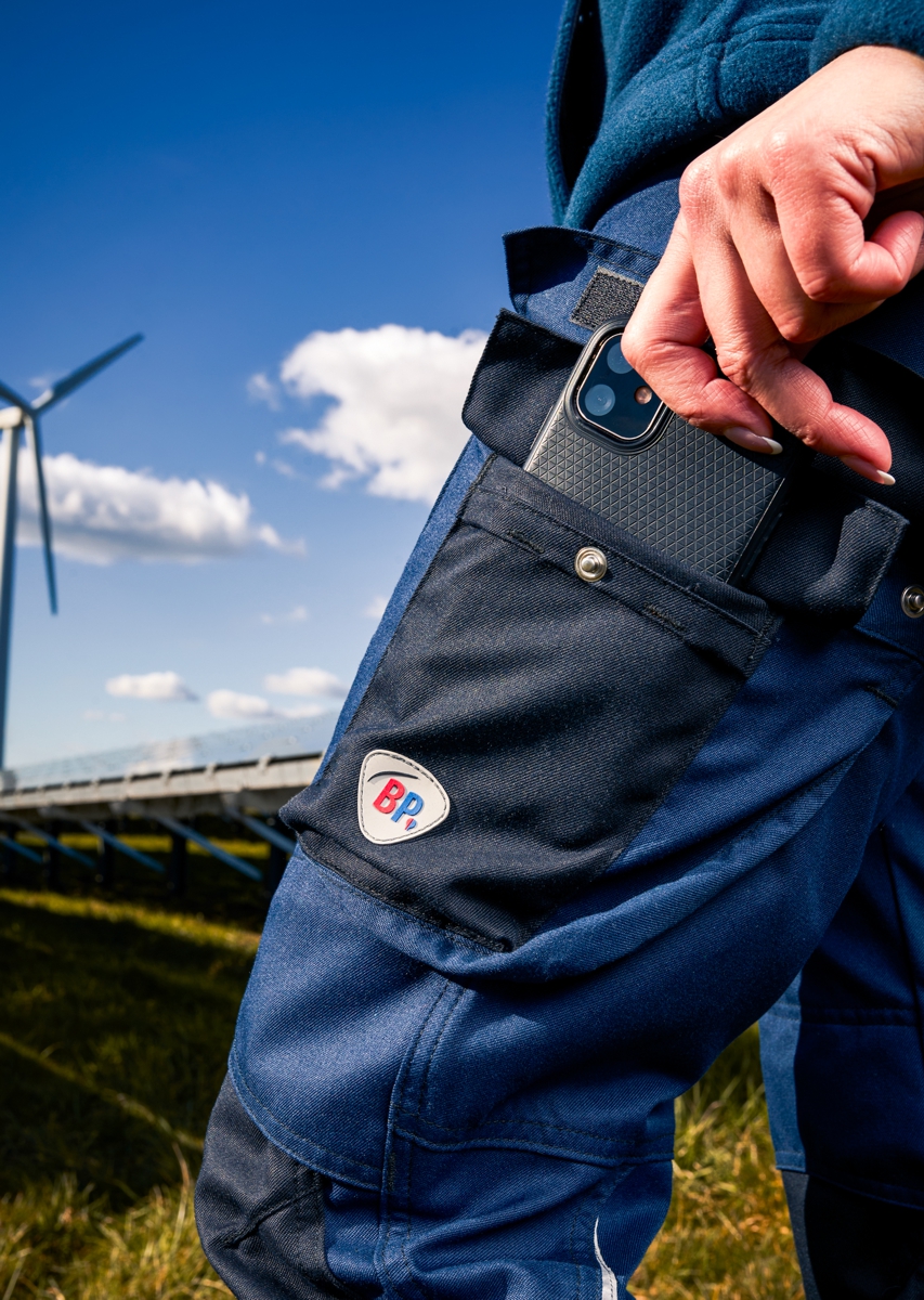 2426-581-1432 BP® Lichte multinorm-broek APC1 voor dames nachtblauw/zwart Thumbnail 2