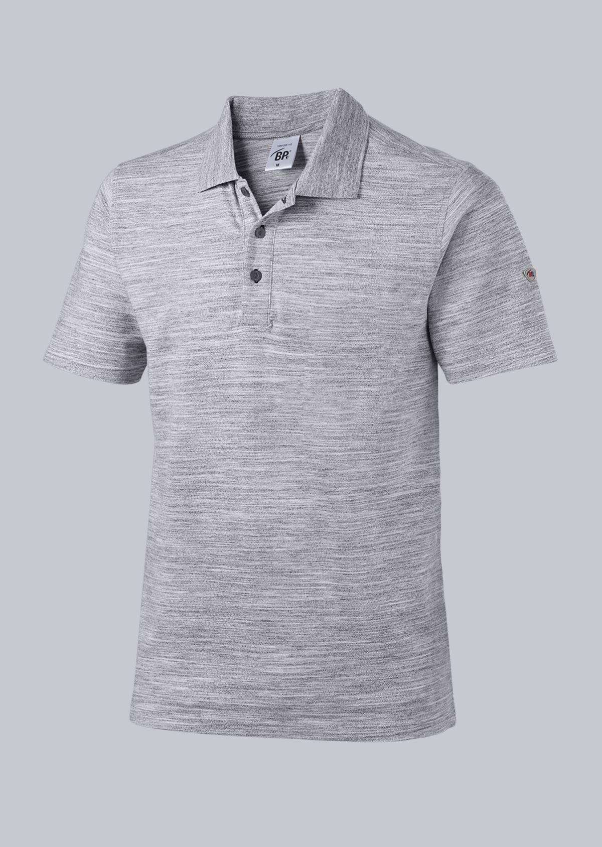 1712-232-21 BP® Poloshirt voor haar & hem space wit Hoofdafbeelding