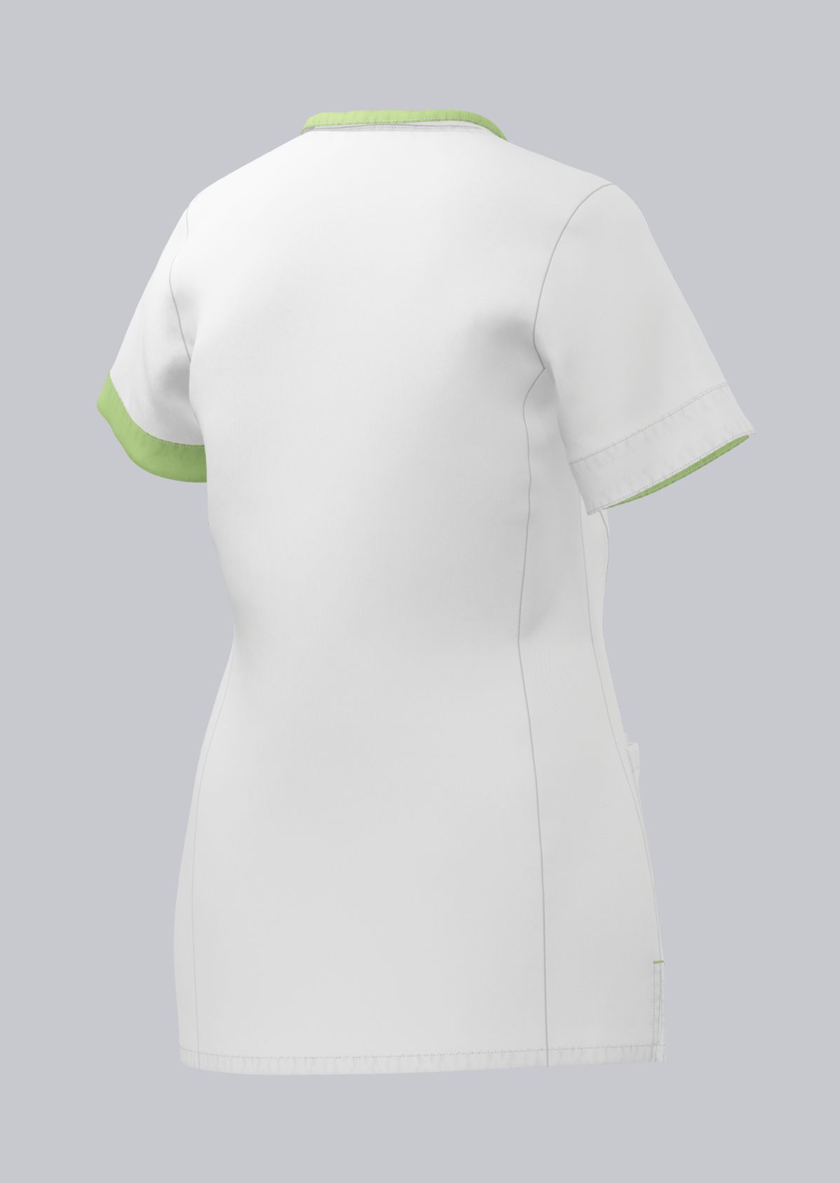 1600-485-2178 BP® Tuniek voor dames wit/lichtgroen Thumbnail 1