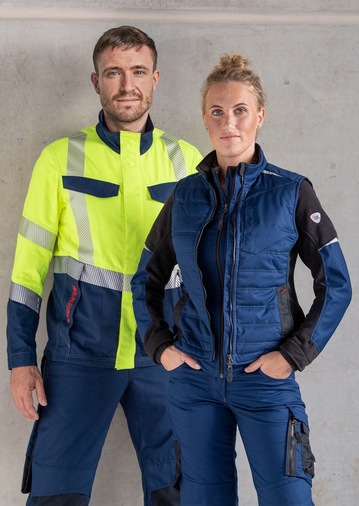 BP® Gewatteerd thermisch gilet voor dames nachtblauw Thumbnail 3