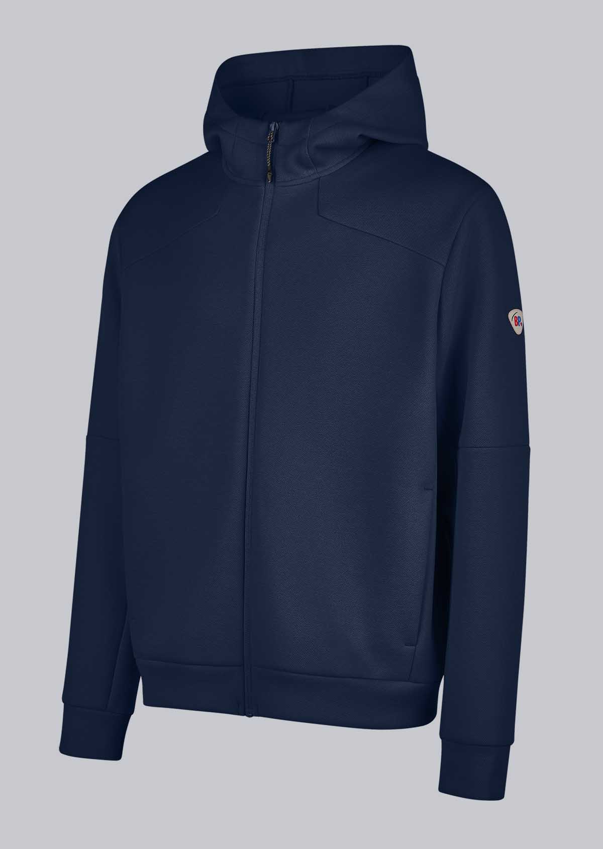 BP® Sweatjacke mit Kapuze nachtblau Thumbnail 1