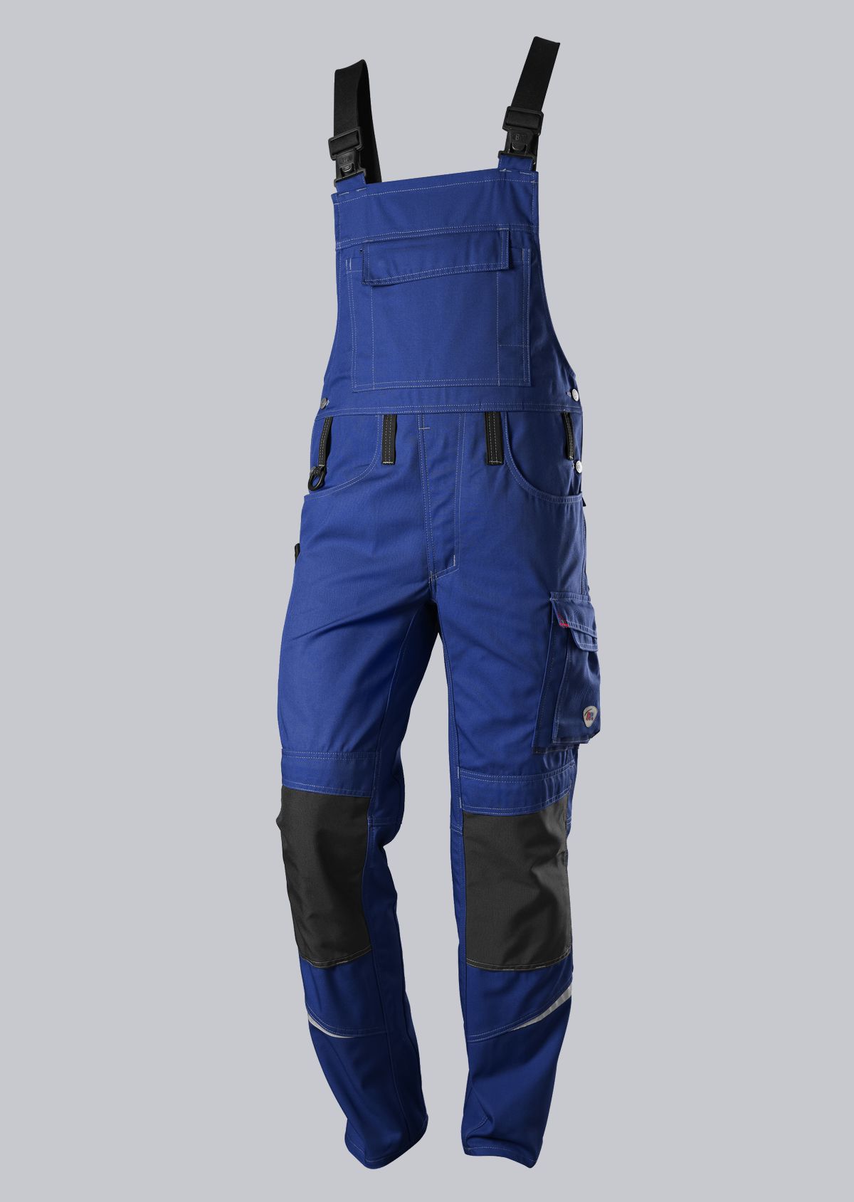 BP® Komfort-Latzhose mit Reflexelementen und Kniepolstertaschen königsblau Cover Bild