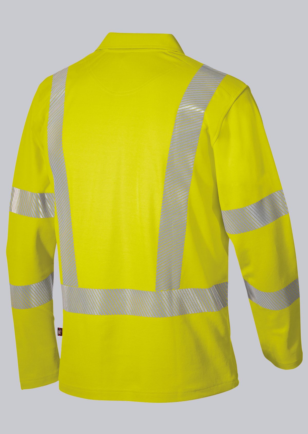 2133-261-86_BP® Warnschutz-Langarmpoloshirt_warngelb_Bild 2