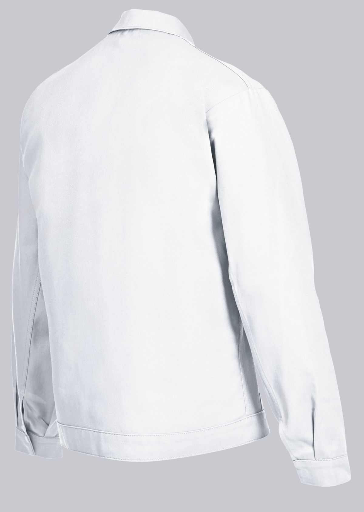 BP® Basic-Arbeitsjacke aus Baumwolle weiß Thumbnail 1