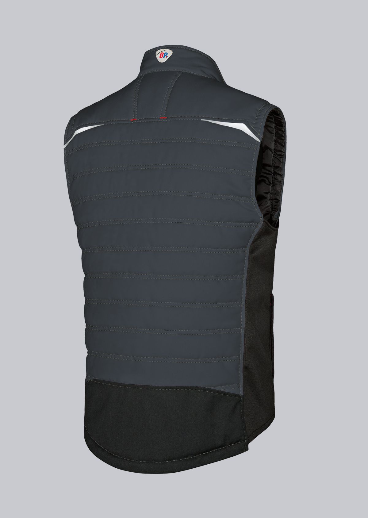 1986-570-56 BP® Gewatteerd thermisch gilet antraciet Thumbnail 1