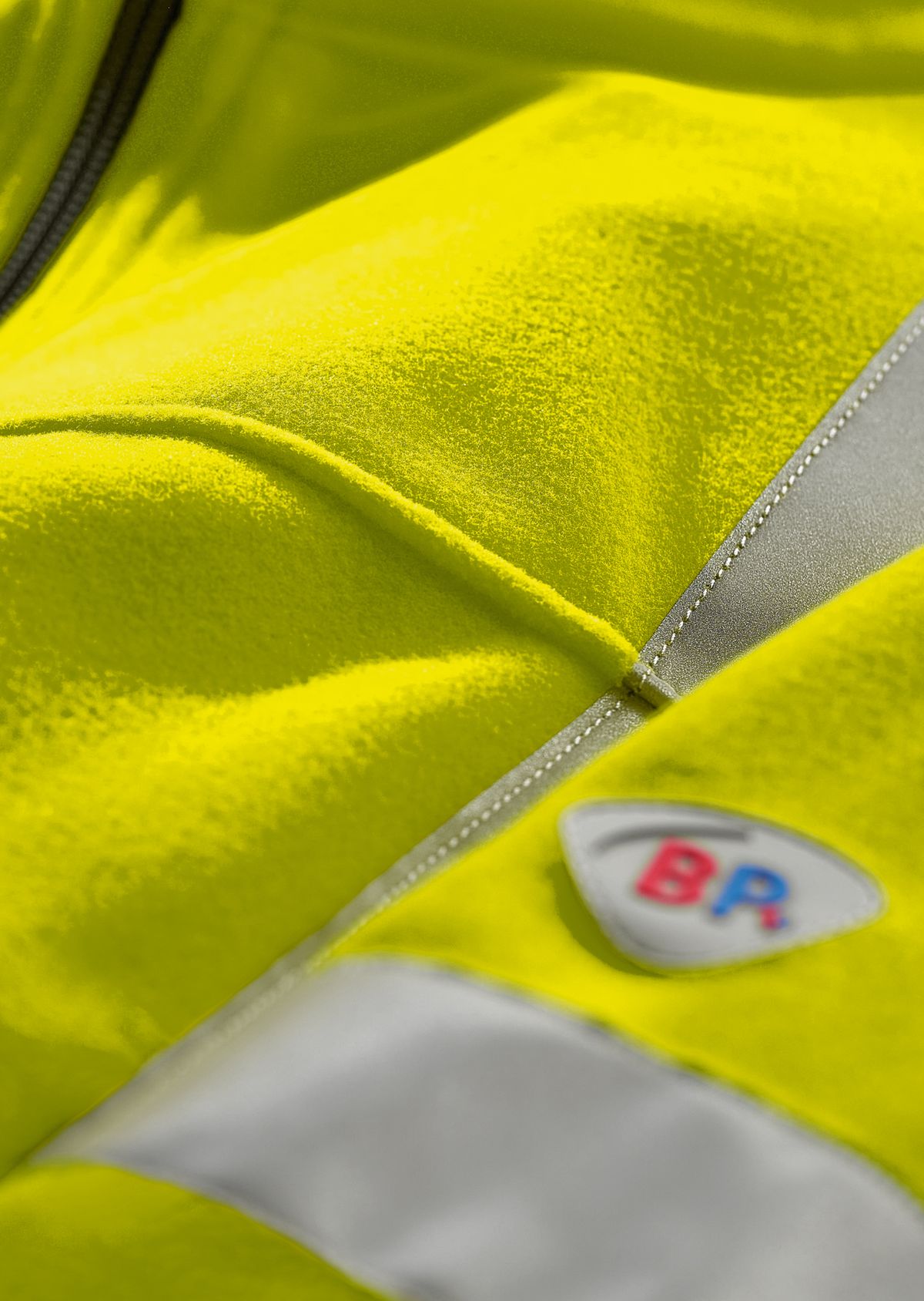 BP® Veste polaire à haute visibilité jaune haute visibilité Thumbnail 2