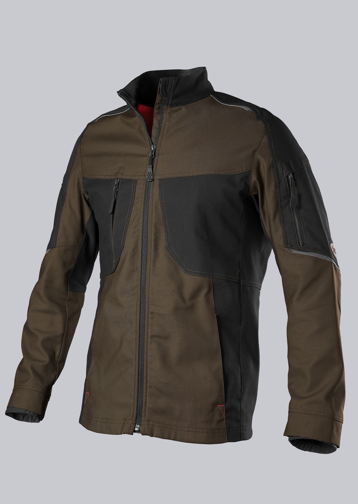 BP® Robuste Arbeitsjacke braun/schwarz Cover Bild