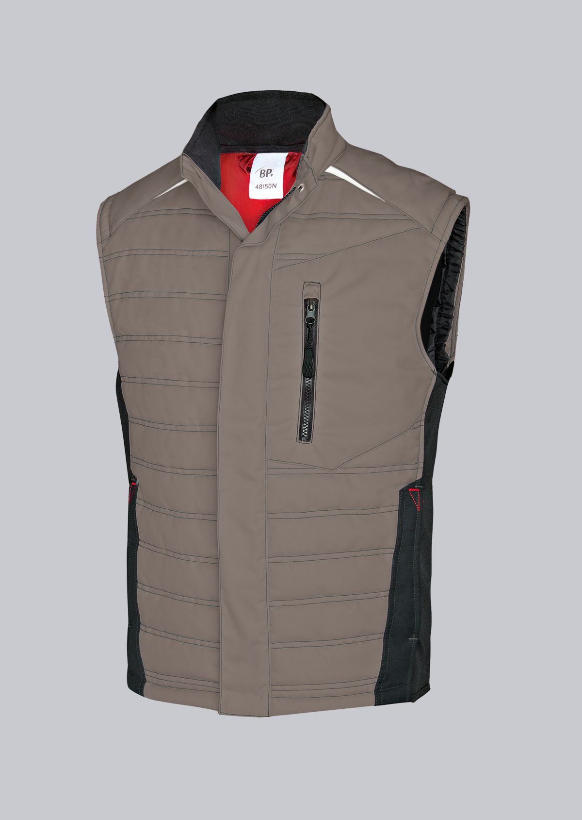 1986-570-50 BP® Gewatteerd thermisch gilet walnoot Hoofdafbeelding