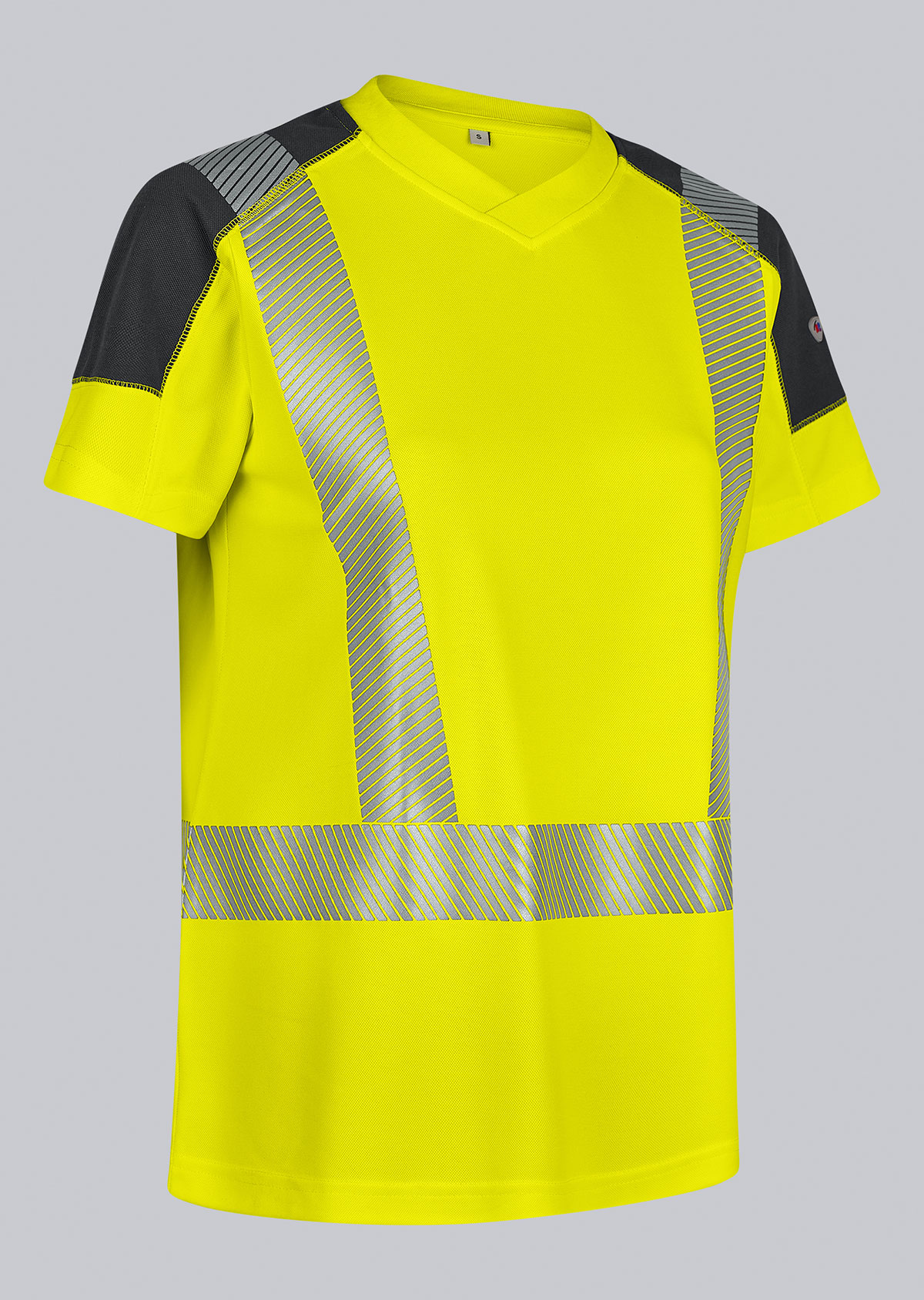 BP® T-shirt fonctionnel haute-visibilité femmes jaune haute visibilité/anthracite Thumbnail 1