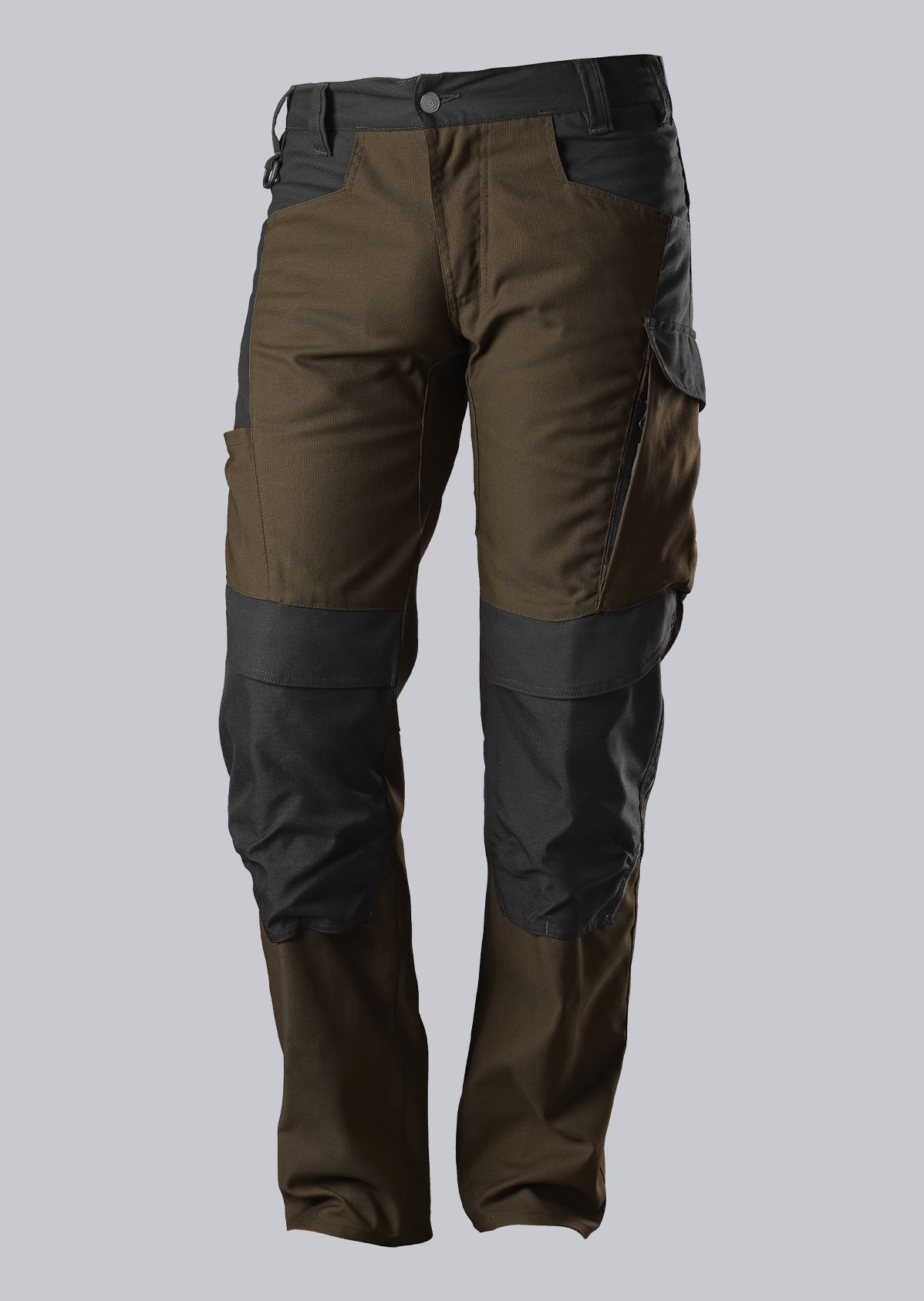 Pantalon de travail BP® en marron.
