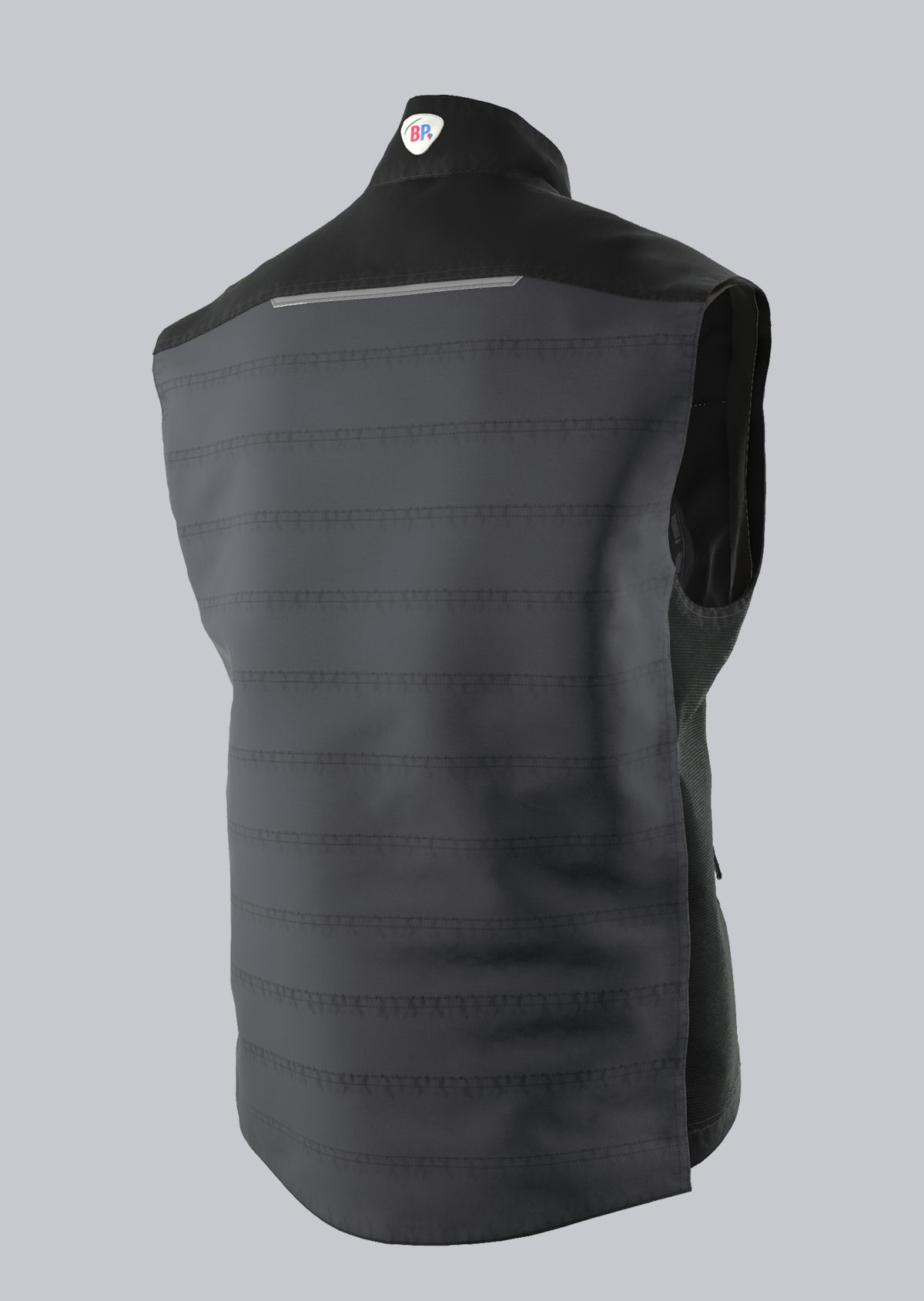 BP® Gilet thermique robuste anthracite/noir Thumbnail 1