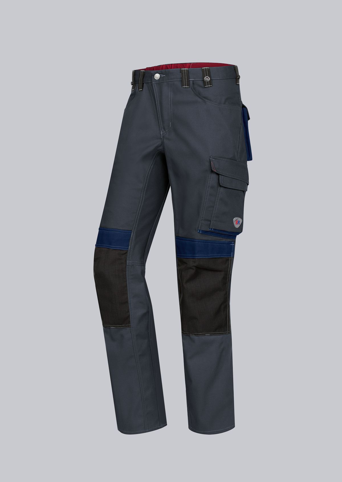 BP® Komfort-Arbeitshose mit Kniepolstertaschen anthrazit/nachtblau Cover Bild