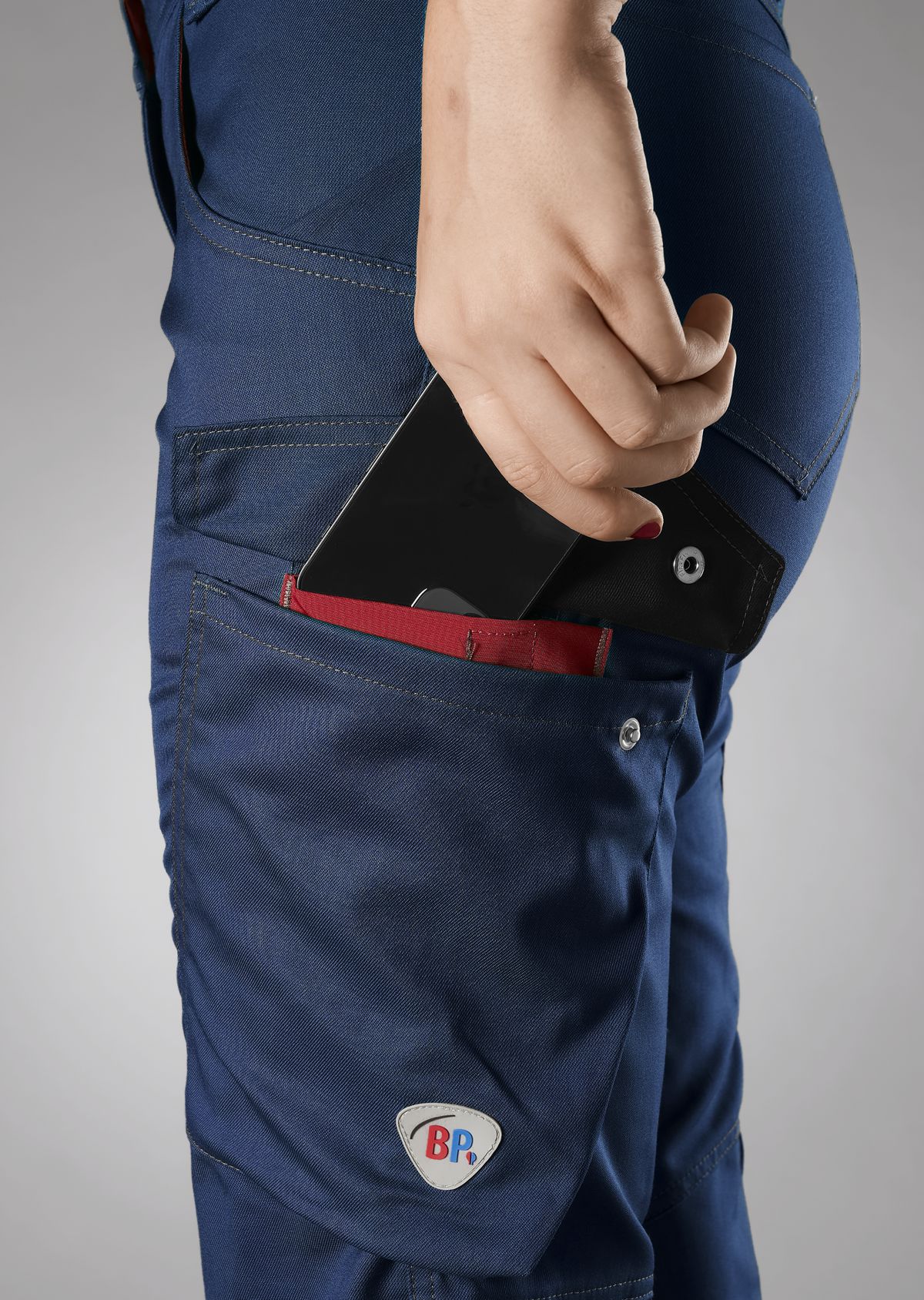 BP® Leichte Arbeitshose für Damen nachtblau Thumbnail 2