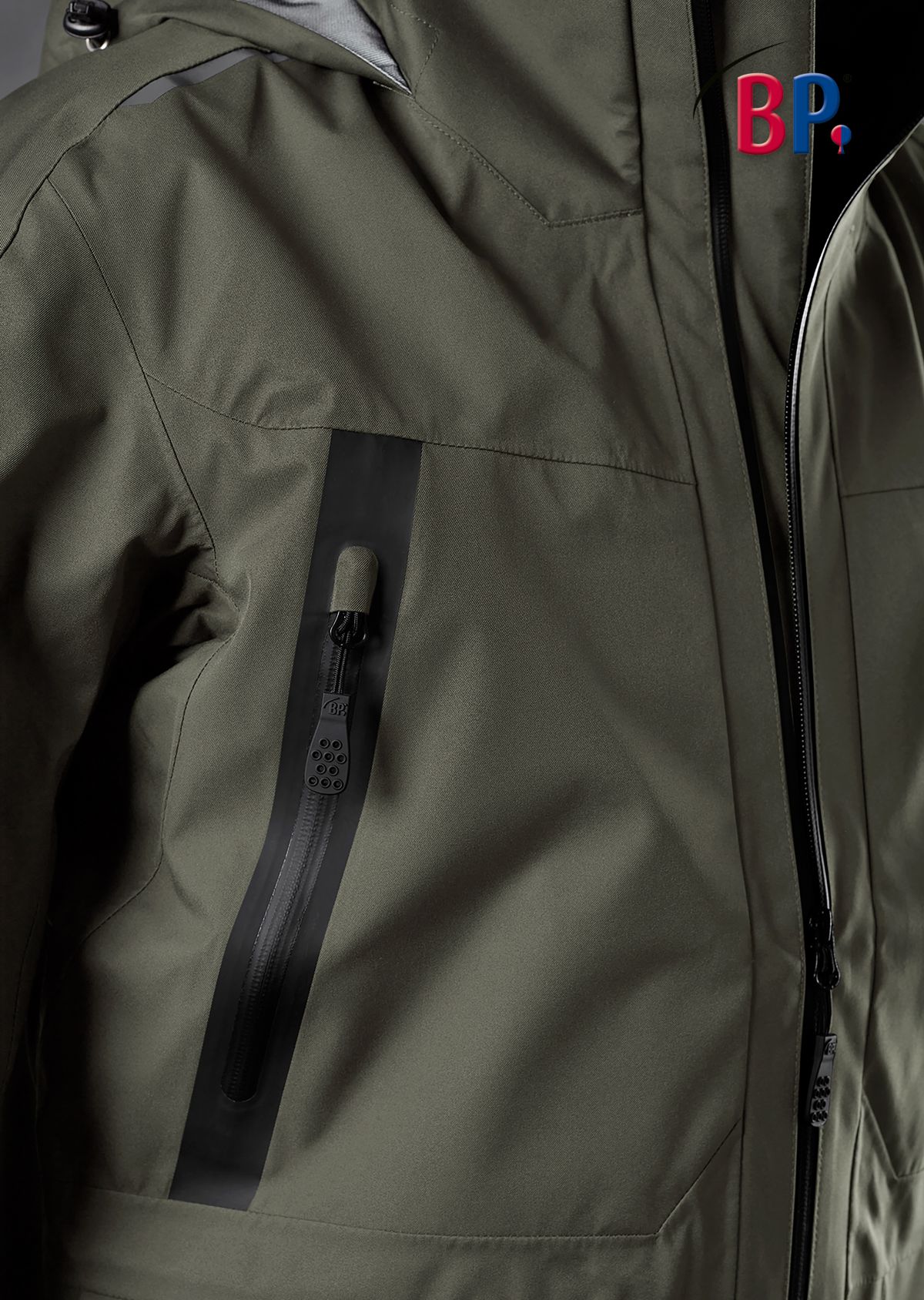 1831-104-0073_BP® Leichte Wetterschutz-Arbeitsjacke_oliv_Bild 3