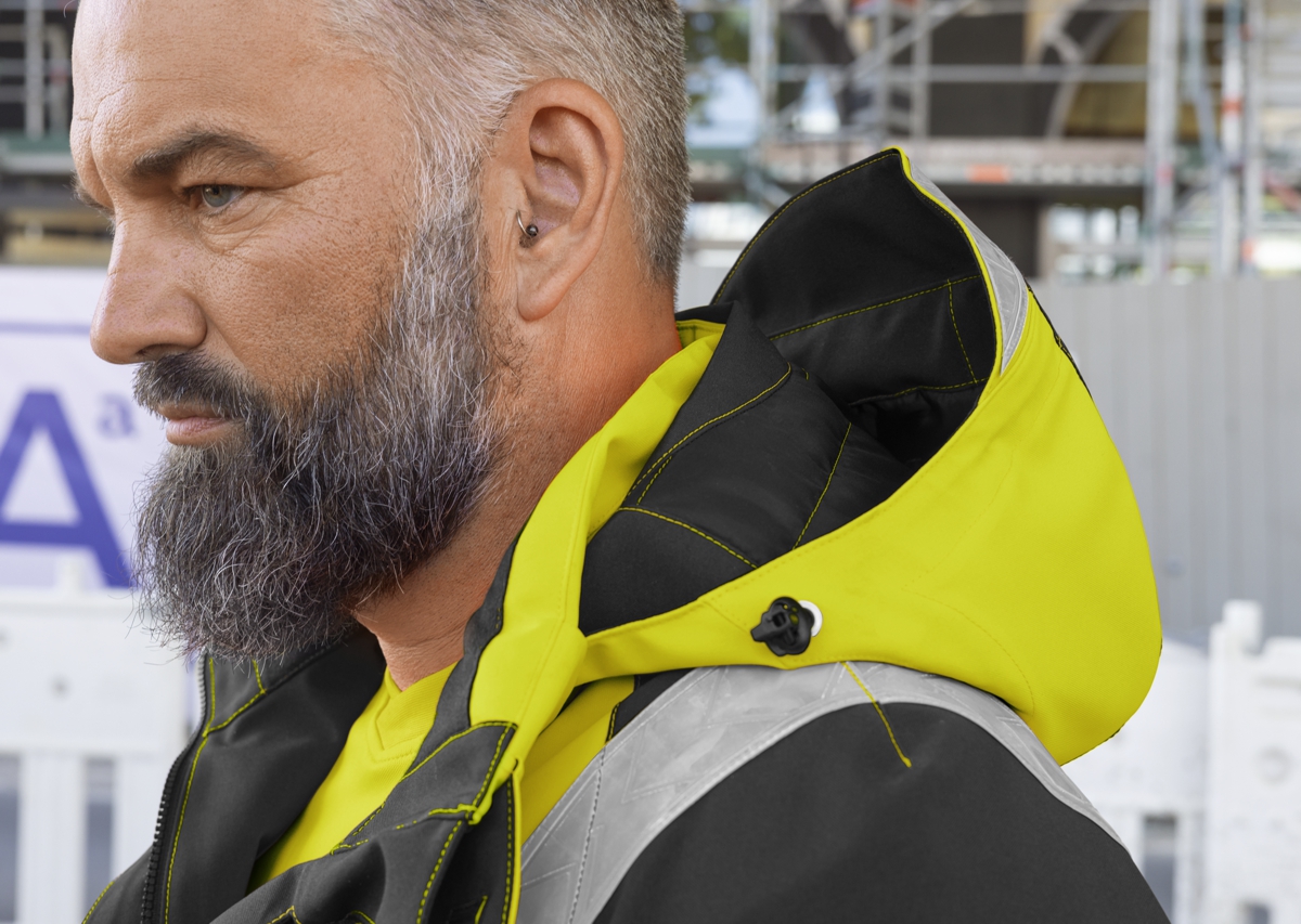 BP® Warnschutz-Winterjacke warngelb/anthrazit Thumbnail 3