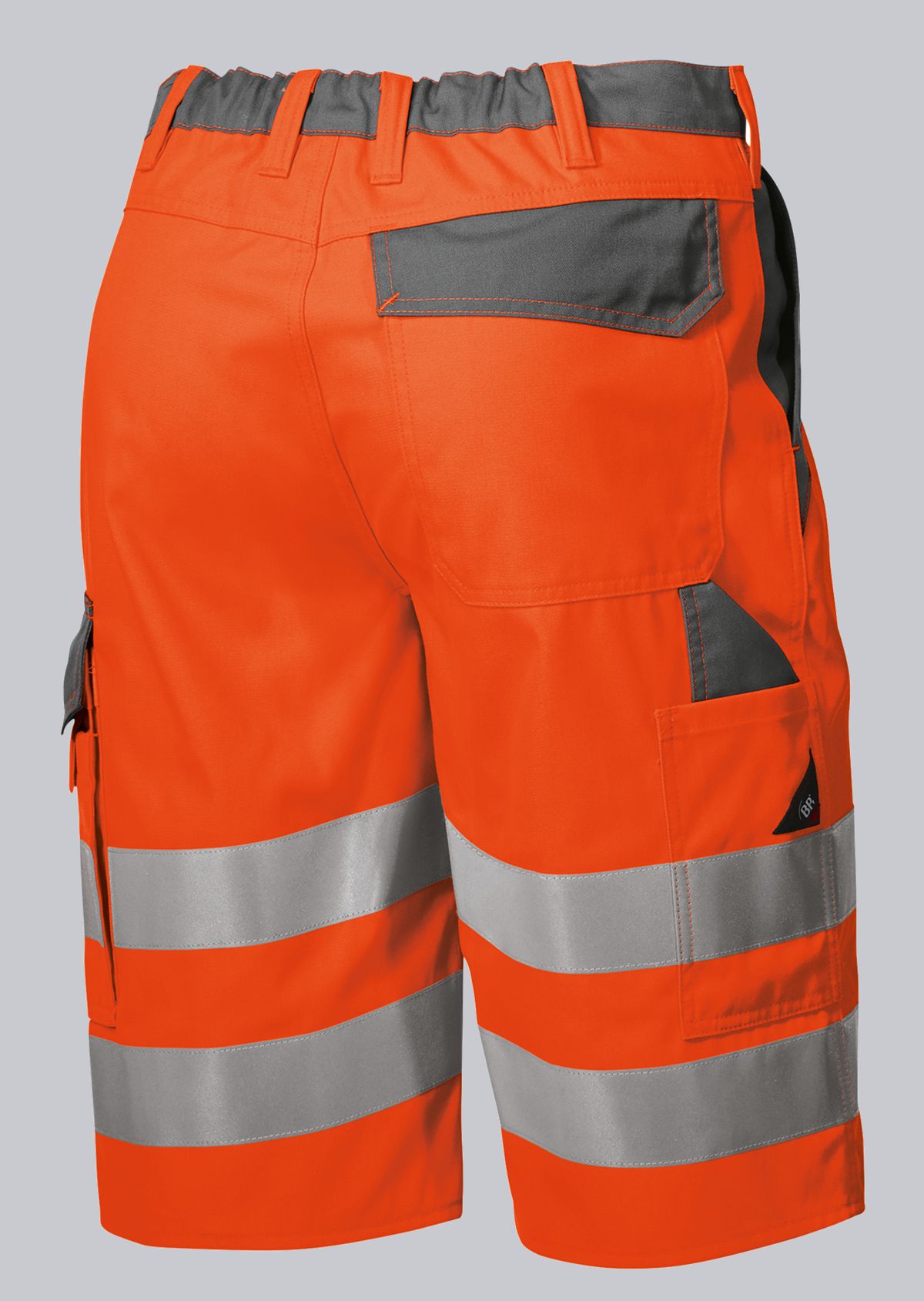 2014-845-8553 BP® Warnschutz-Shorts warnorange/dunkelgrau Thumbnail 1