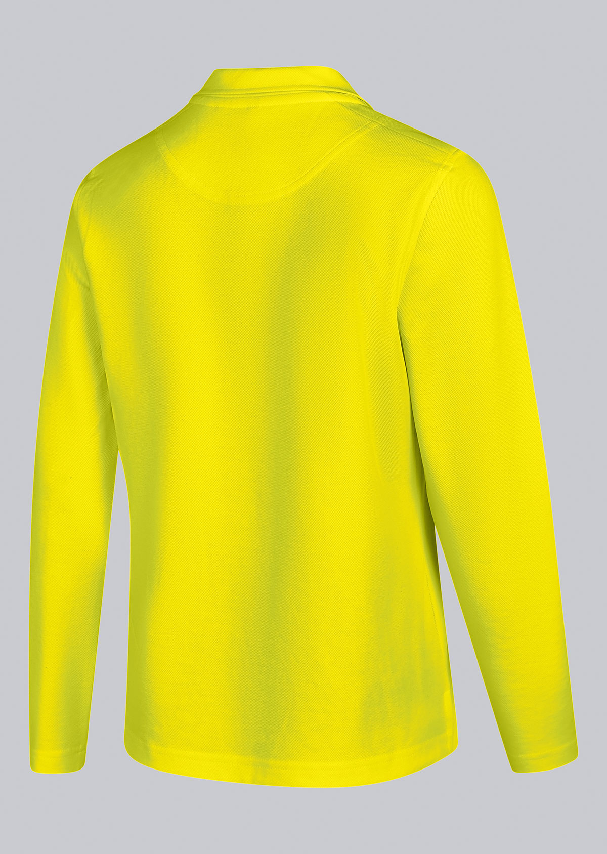 BP® Langarmpoloshirt zur erhöhten Sichtbarkeit für Damen warngelb Thumbnail 2