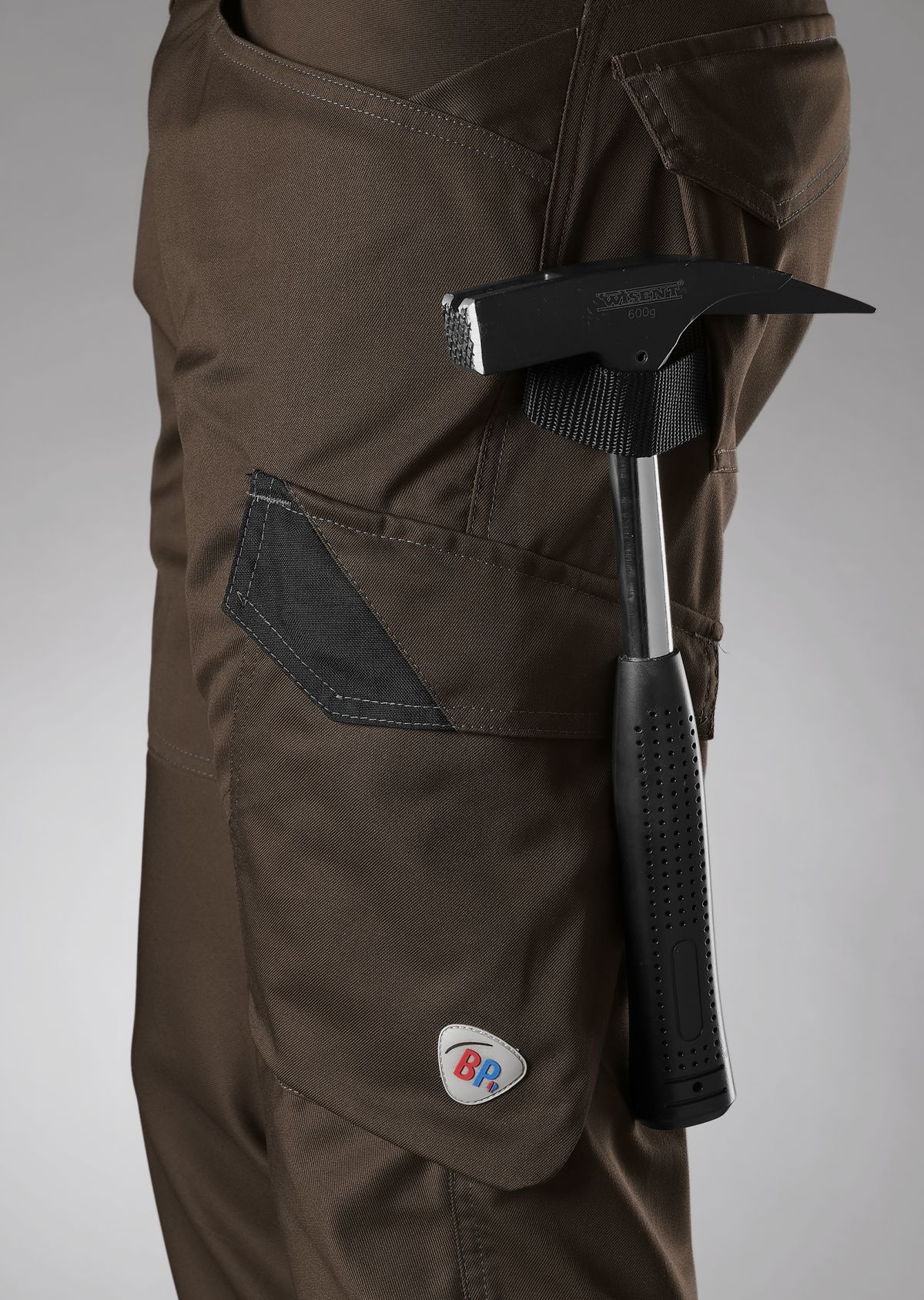 1980-570-48 BP® Lichte, slanke werkbroek bruin Thumbnail 2