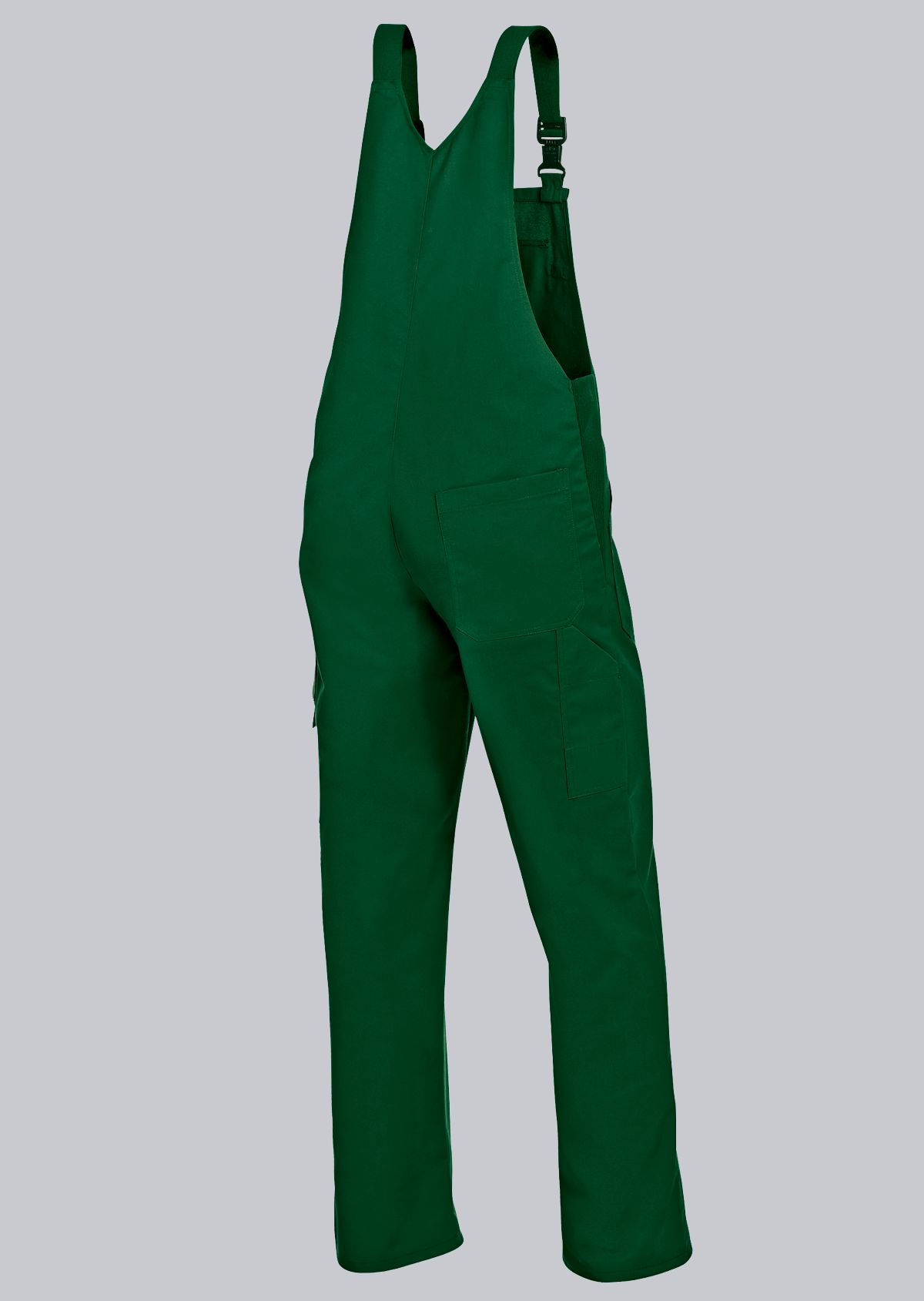 1604-559-74 BP® Latzhose mit verdeckten Knöpfen mittelgrün Thumbnail 1