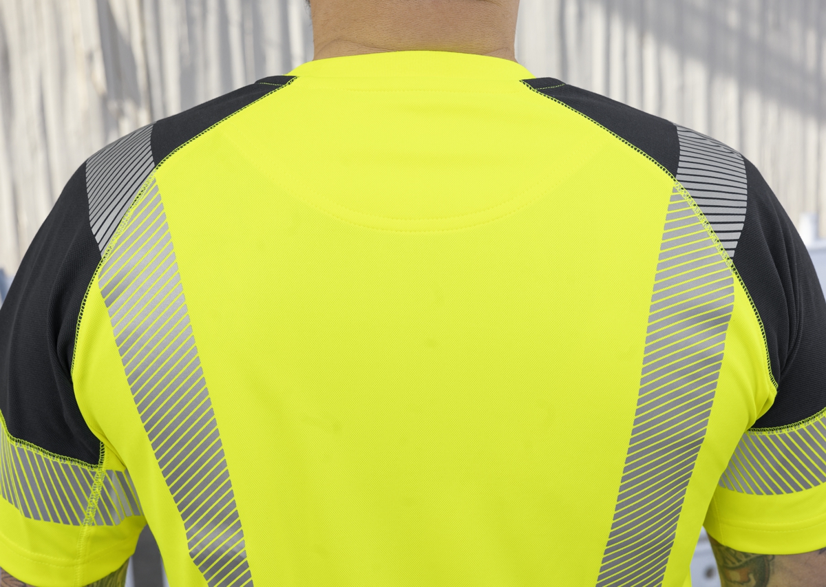 2139-861-6656 BP® High-visibility functional T-shirt warning yellow/anthracite Thumbnail 2