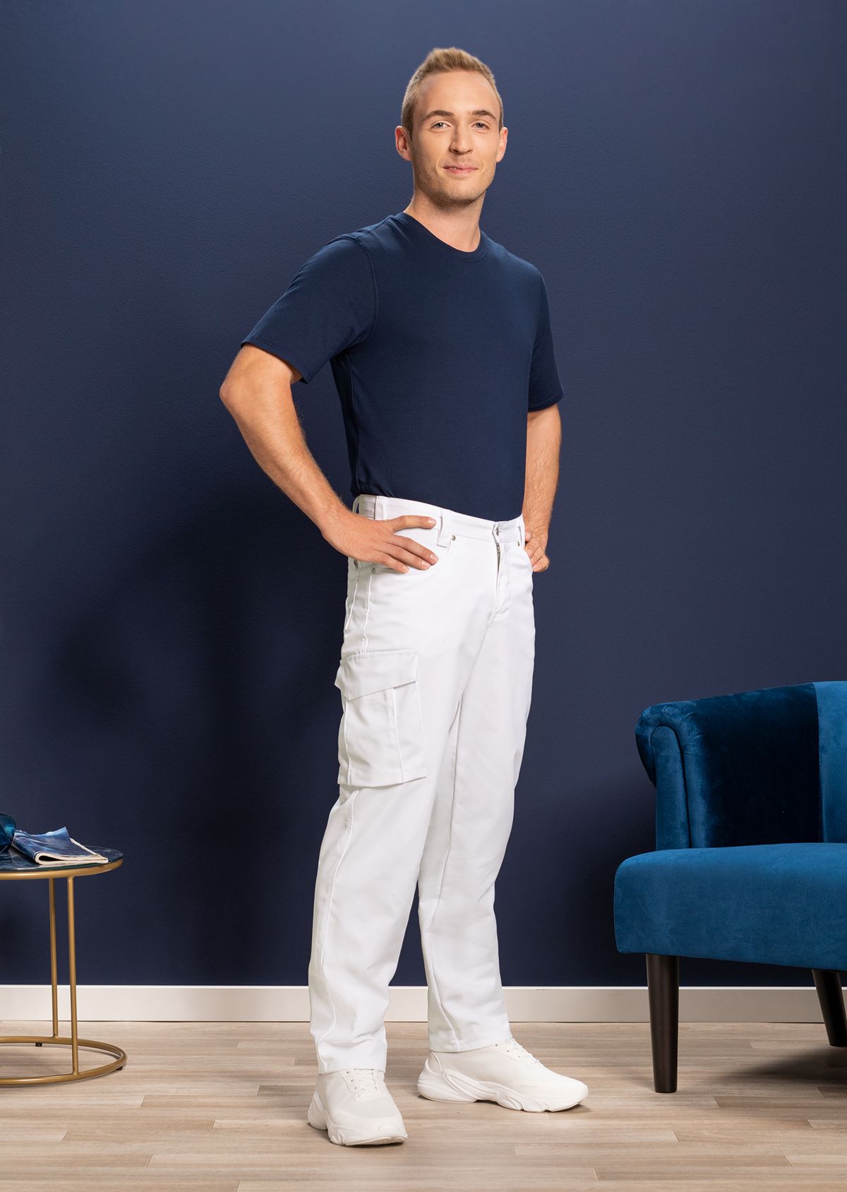 1714-234-110 BP® T-shirt voor haar & hem nachtblauw Thumbnail 2