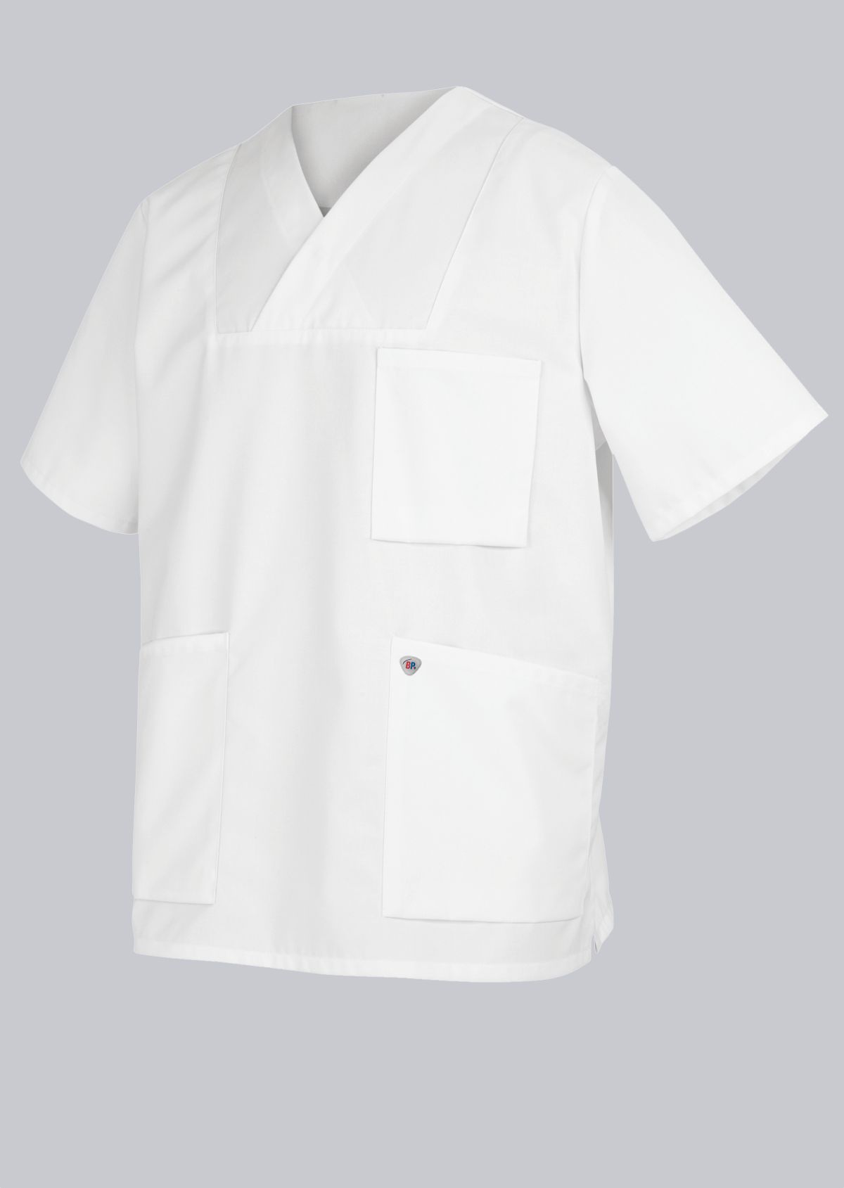 BP® Tunique à enfiler unisexe blanc Photo principale