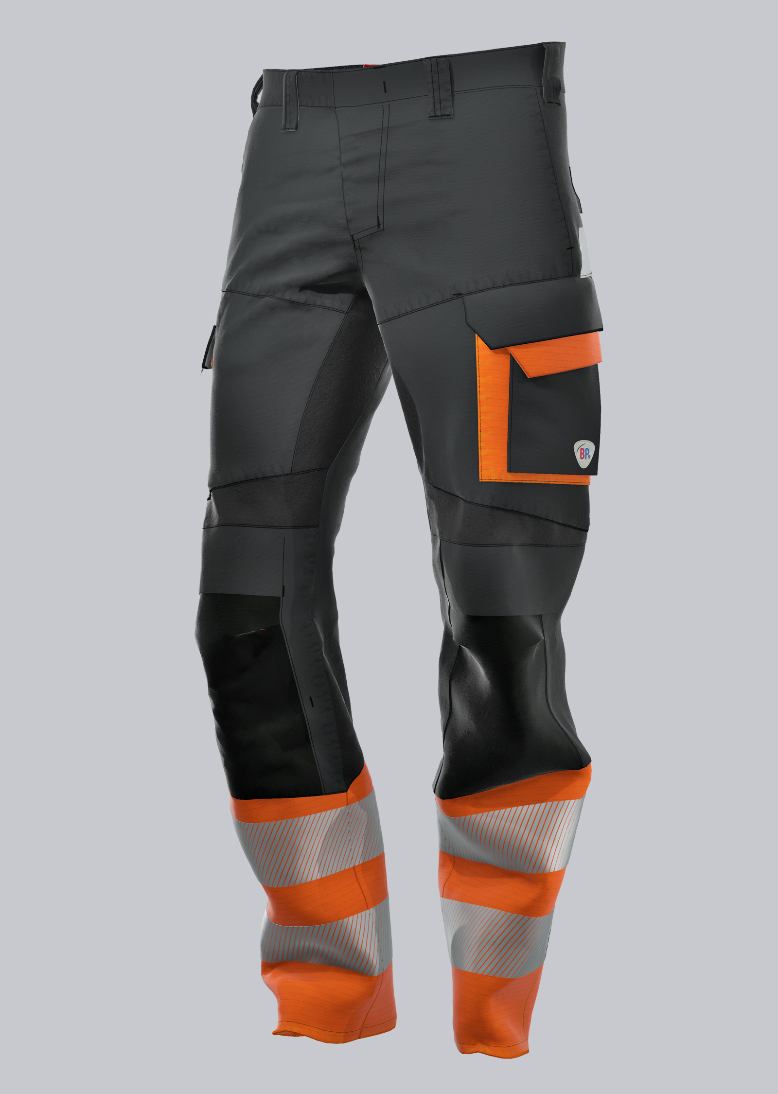 BP® Leichte Multinorm-Hybrid-Hose APC1 mit Warnschutzklasse 1 anthrazit/warnorange Cover Bild