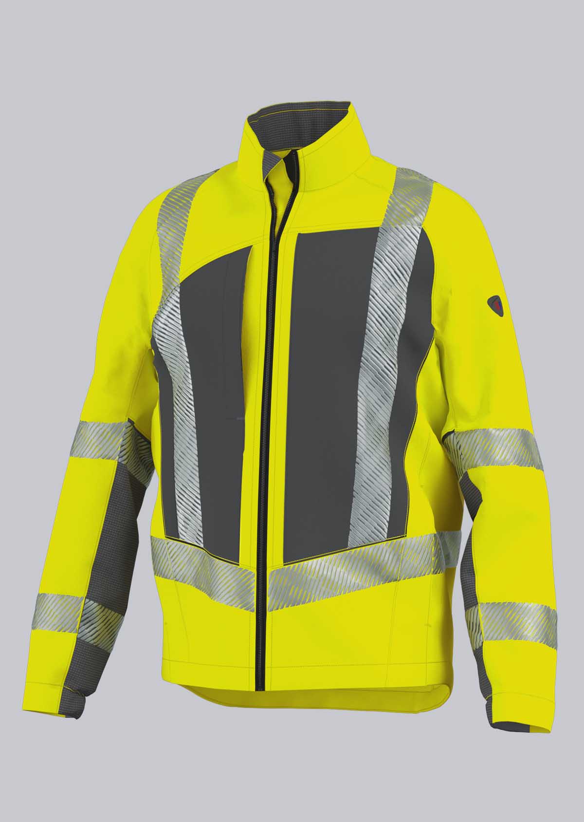 2052-009-6656 BP® Veste de travail haute visibilité stretch jaune haute visibilité/anthracite Photo principale