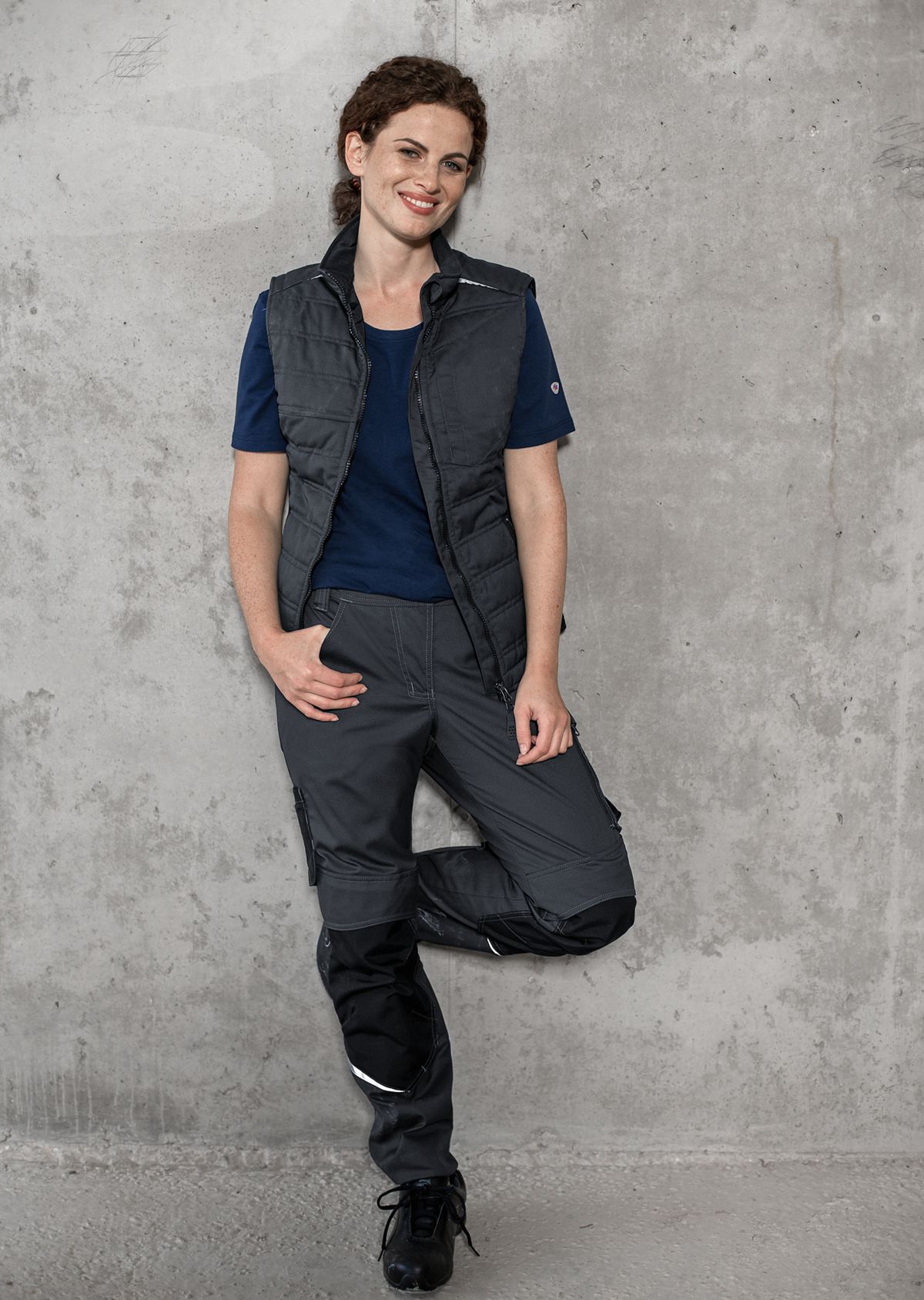 1994-570-56 BP® Stepp-Thermoweste für Damen anthrazit Thumbnail 2