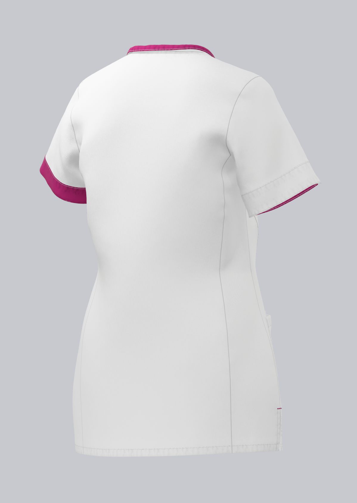 1600-485-2183 BP® Tuniek voor dames wit/fuchsia Thumbnail 1