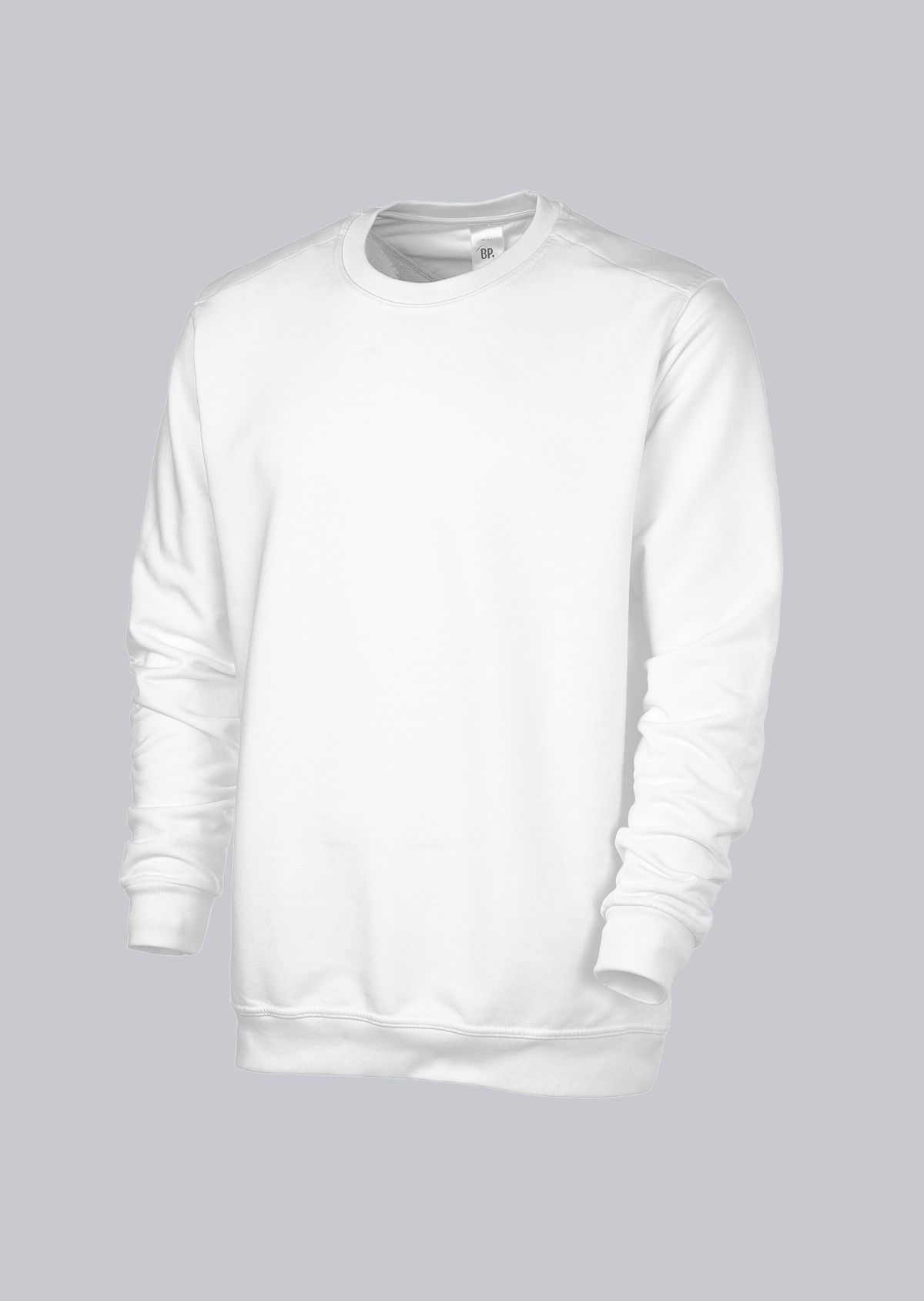 BP® Sweatshirt weiß - unisex - ISO 15797 | 1623-193-21