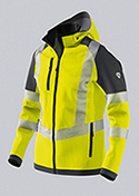 BP® High-visibility stretch soft-shell jacket