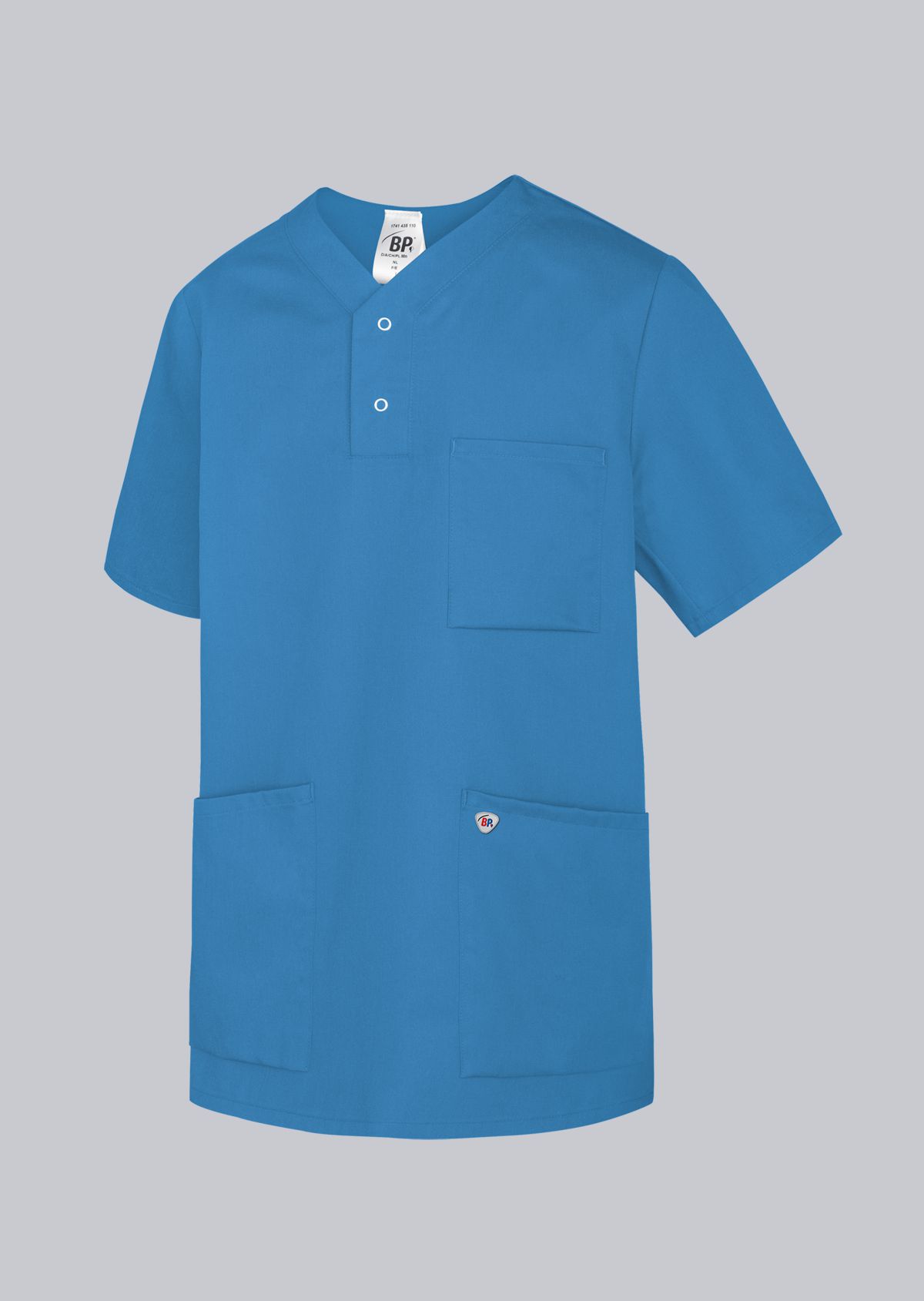 1741-853-116_BP® Tencel™ unisex slip-on tunic_azure blue_Cover Image