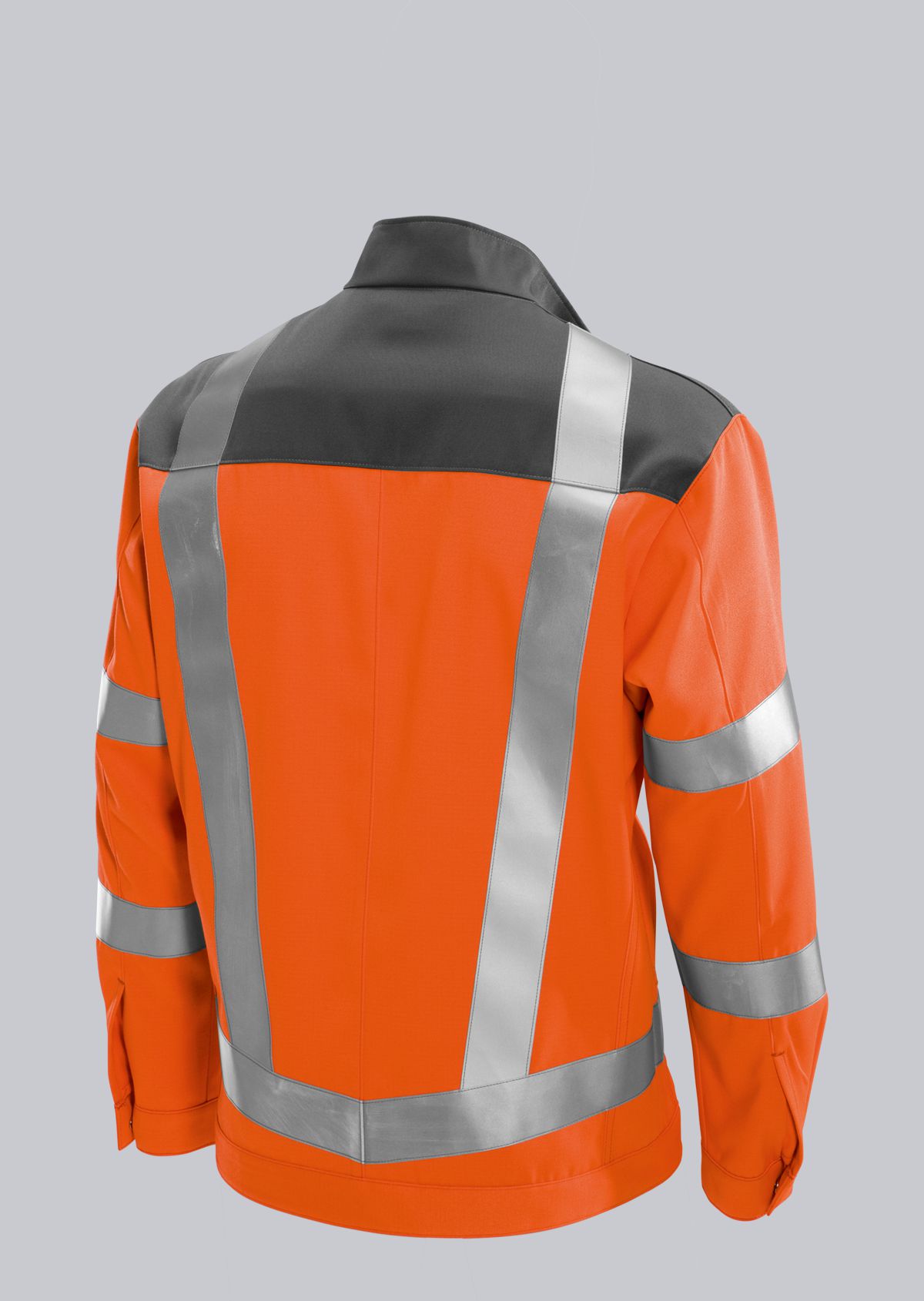 2212-840-8553 BP® Multi-standard high visibility APC1 jacket warning orange/dark grey Thumbnail 1