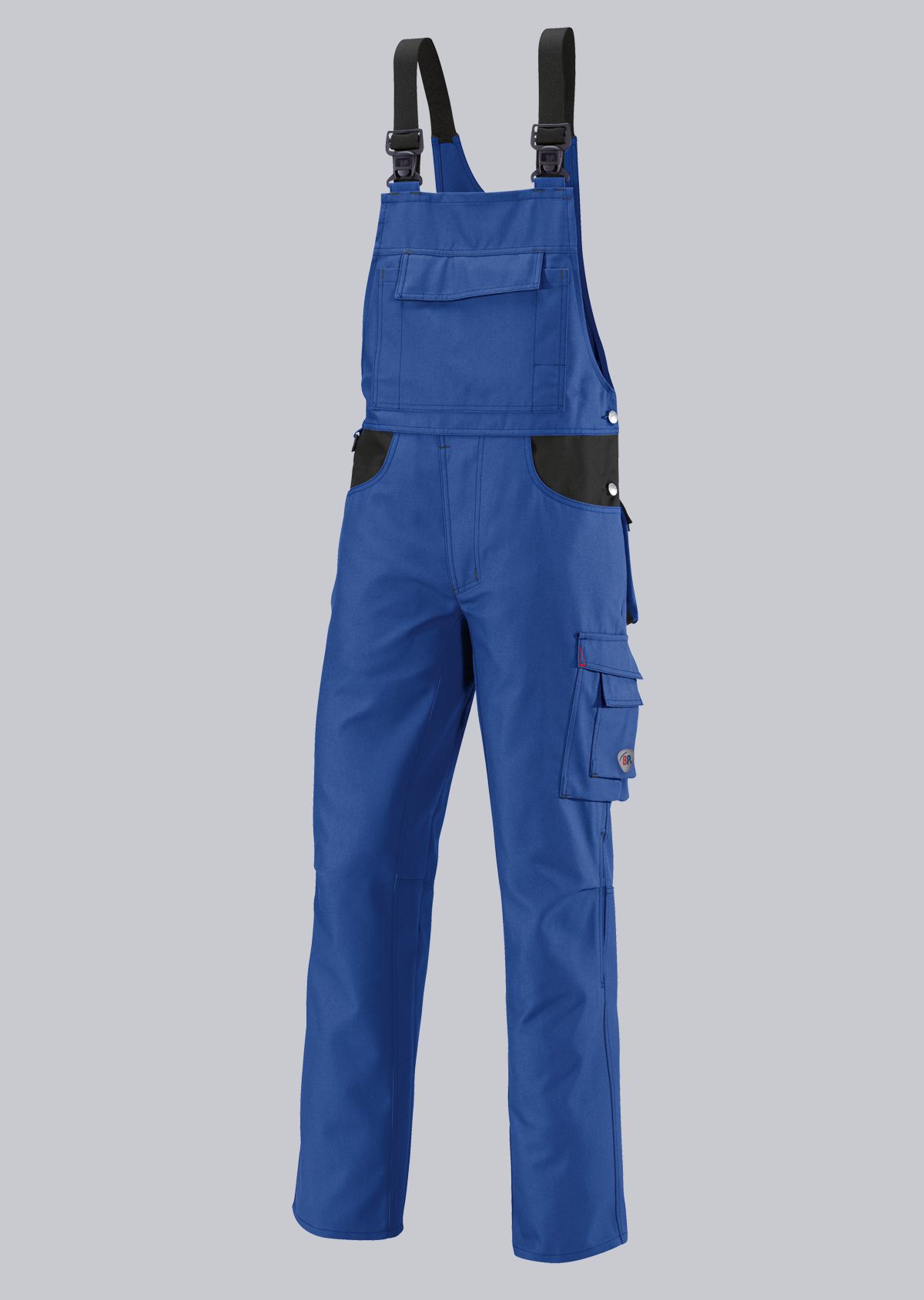 1790-555-13_BP® Strapazierfähige Latzhose_königsblau/schwarz_Cover Bild