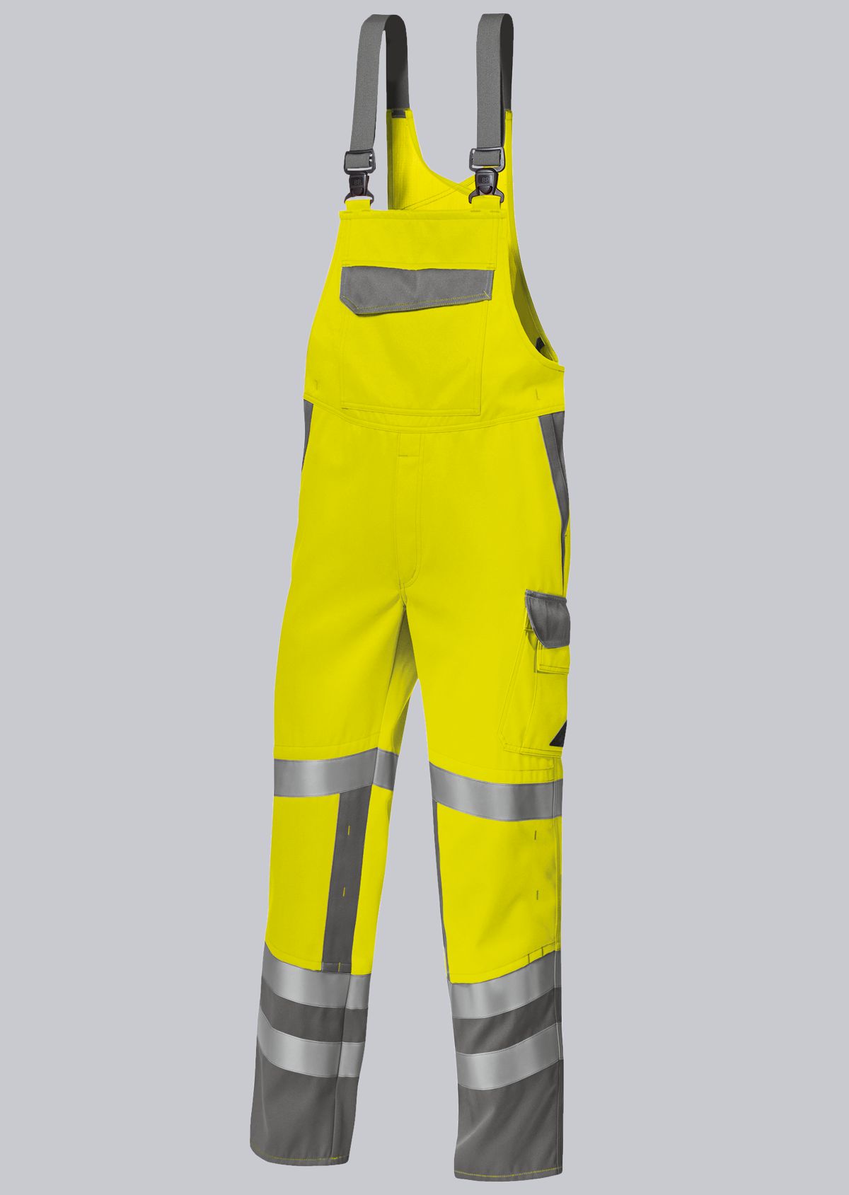 2214-840-8653 BP® Multinorm-tuinbroek met hoge zichtbaarheid APC1 signaalgeel/donkergrijs Hoofdafbeelding