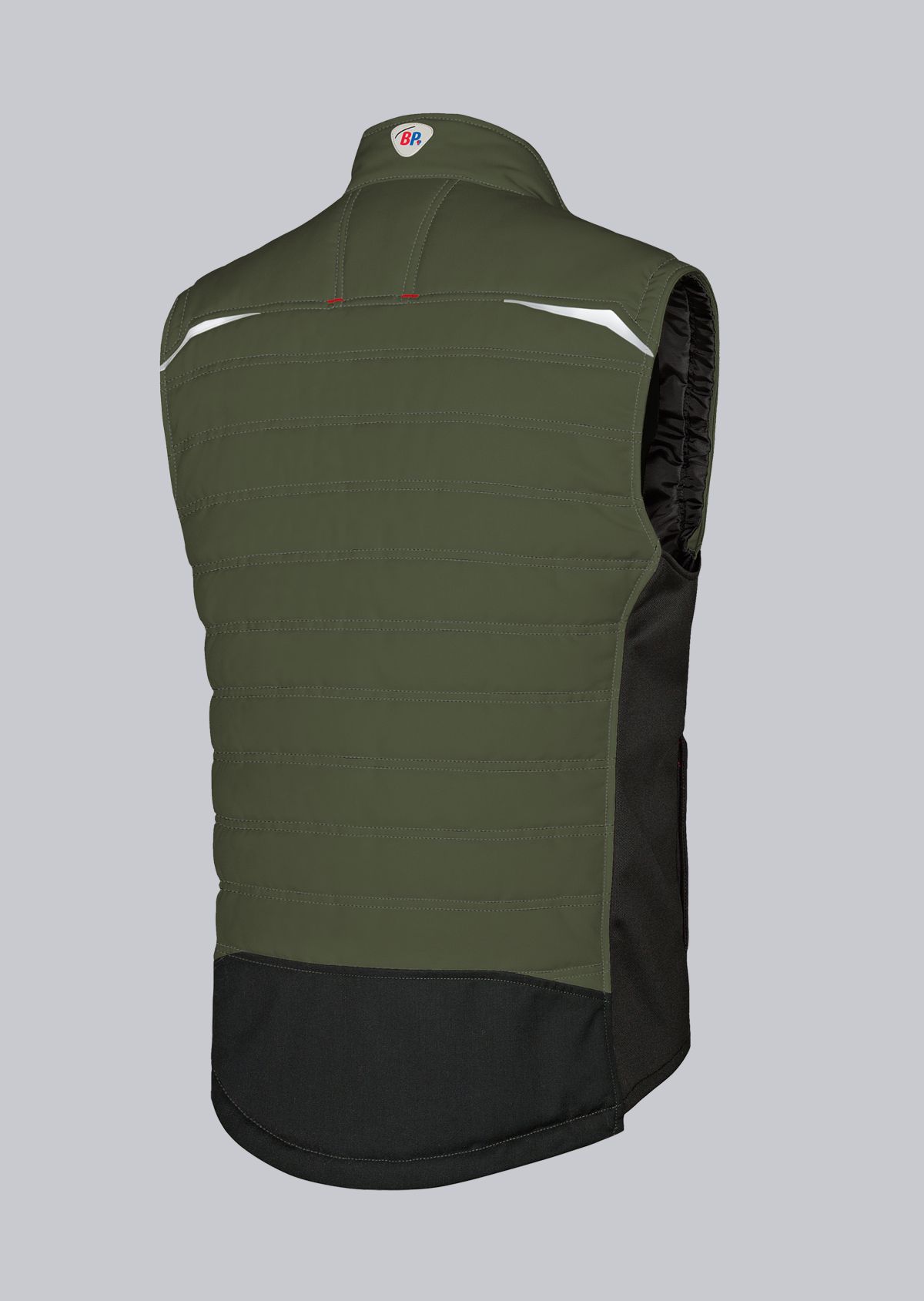 1986-570-73 BP® Gewatteerd thermisch gilet olijf Thumbnail 1