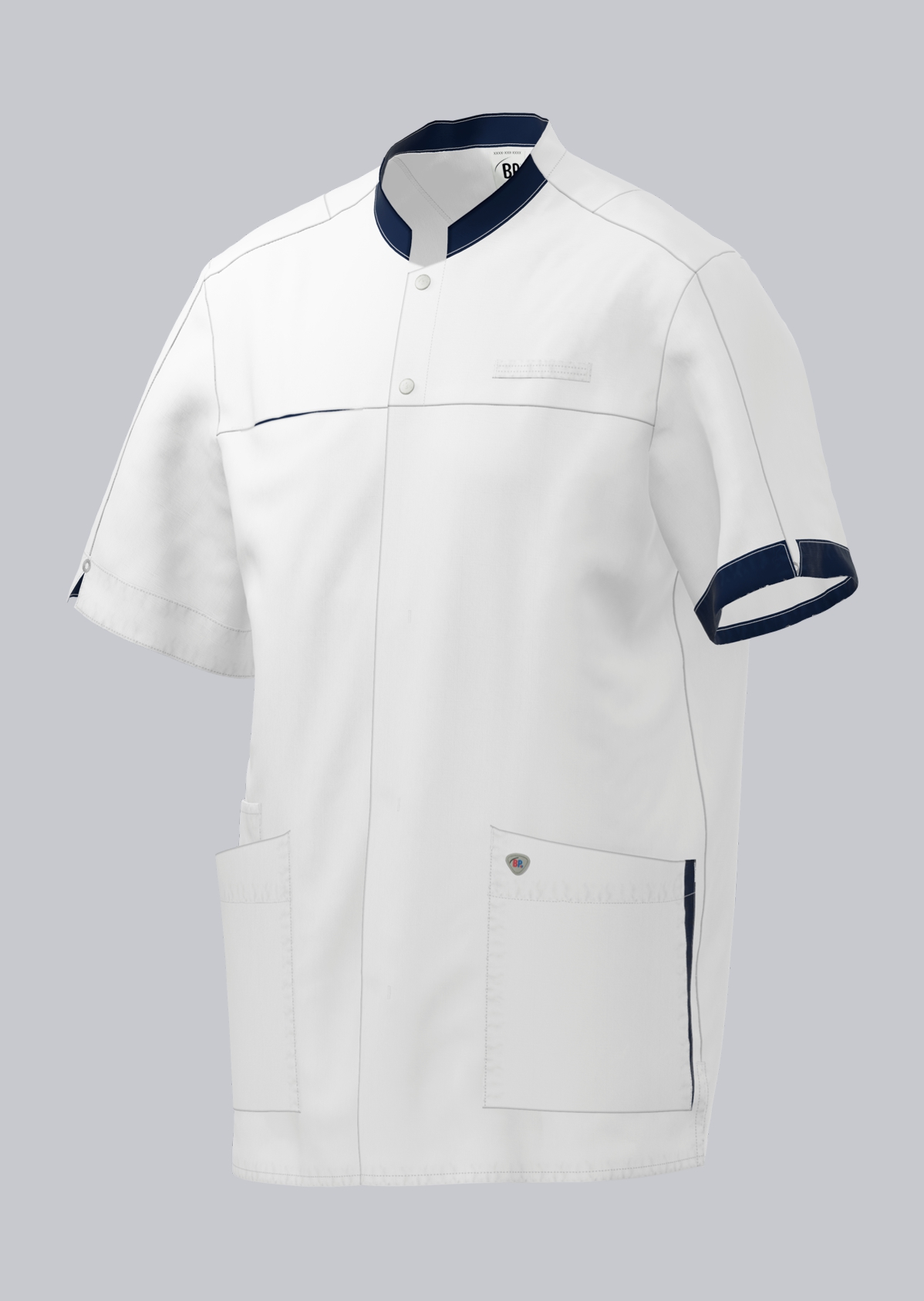 BP® Kasack für Herren weiß/nachtblau Cover Bild