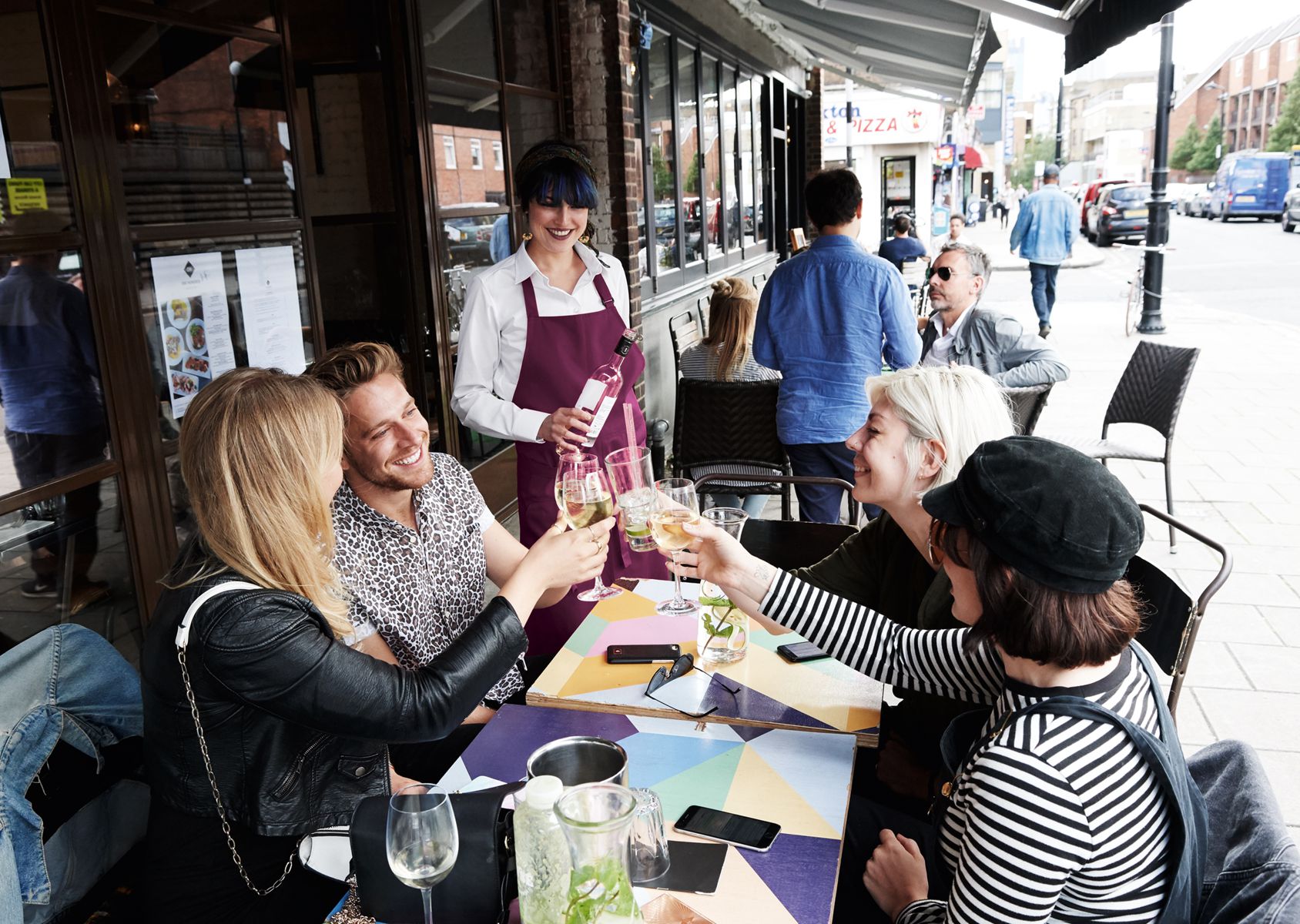 1560-682-21 BP® Stretch-damesblouse wit Thumbnail 1