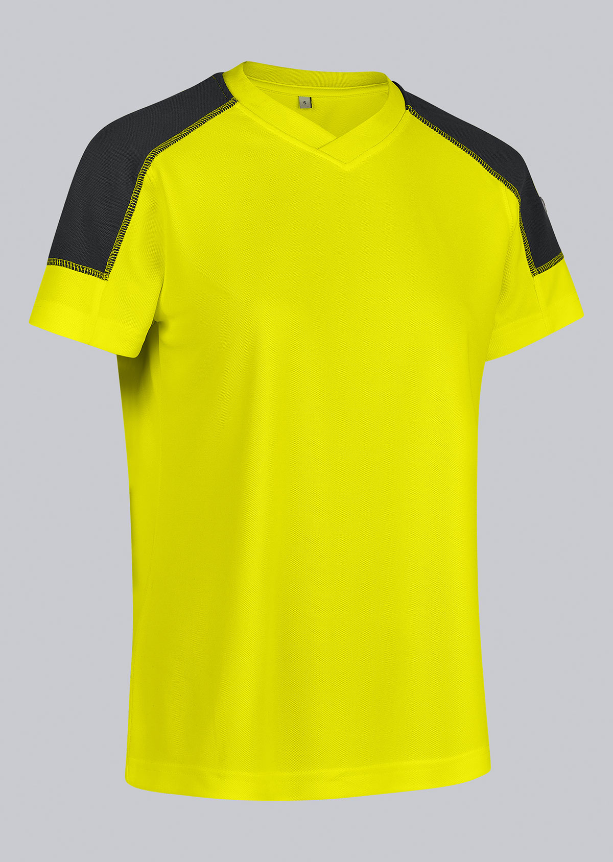 2106-861-6656 BP® T-shirt fonctionnel de visualisation améliorée femmes jaune haute visibilité/anthracite Thumbnail 1