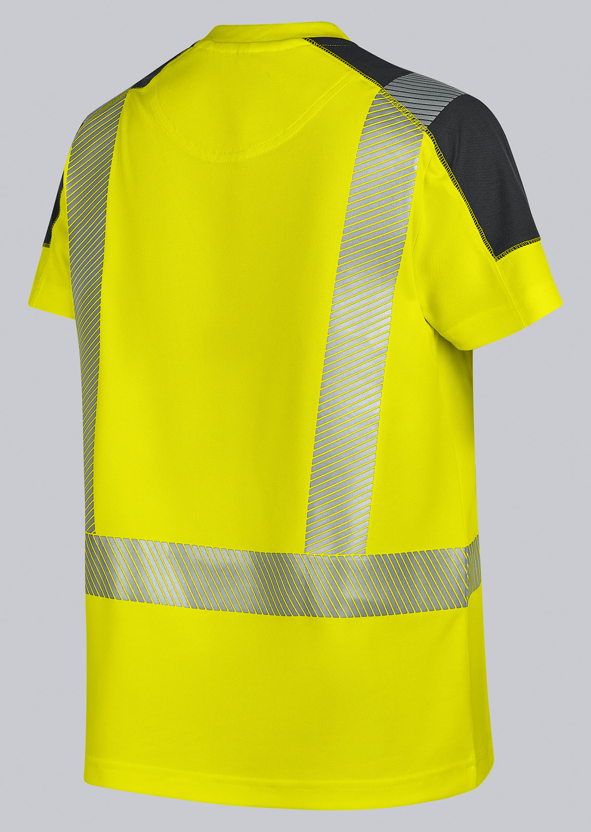 BP® T-shirt fonctionnel haute-visibilité femmes jaune haute visibilité/anthracite Thumbnail 2