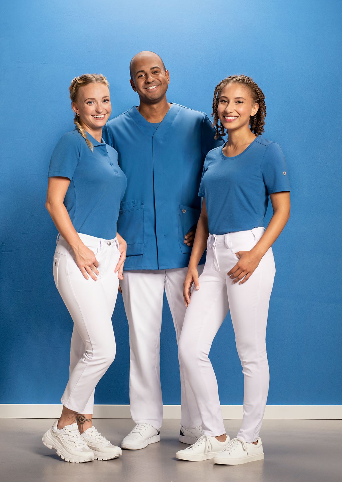 1715-234-0116 BP® T-shirt voor dames azuurblauw Thumbnail 3