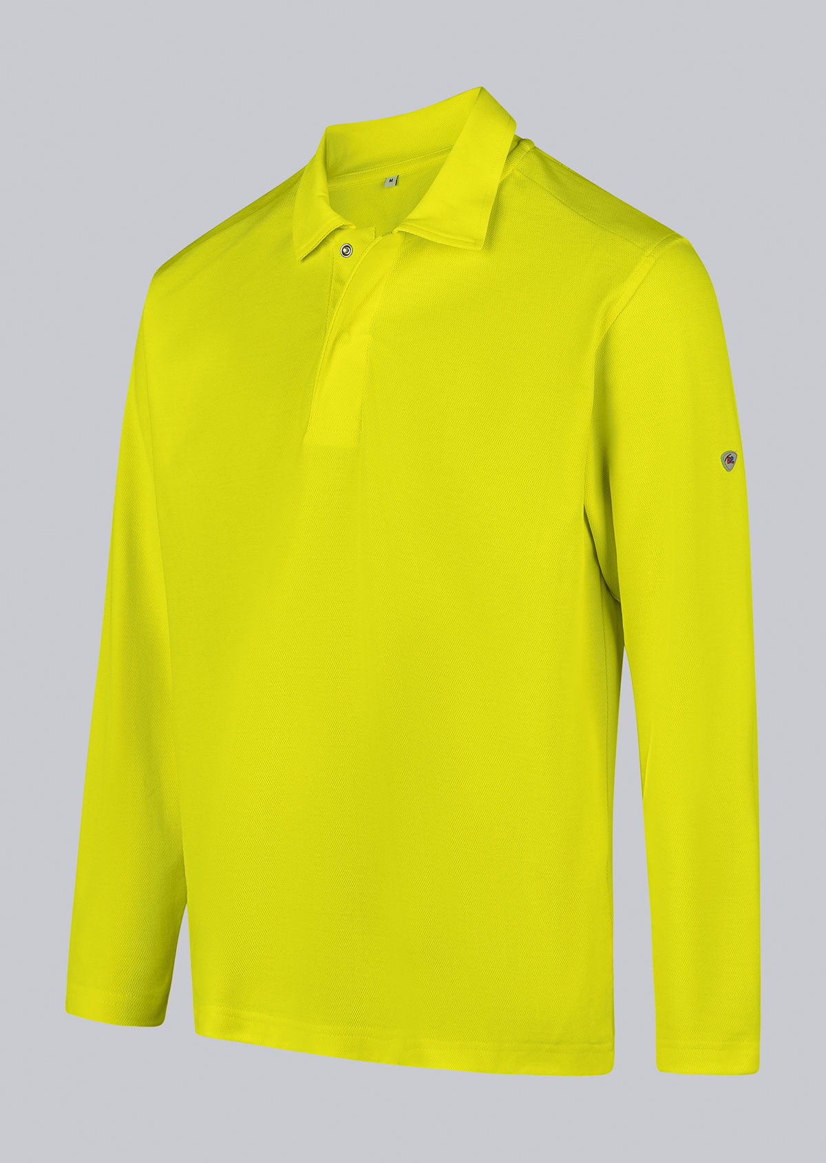 2103-261-0066 BP® Poloshirt met lange mouwen voor betere visualisatie signaalgeel Hoofdafbeelding