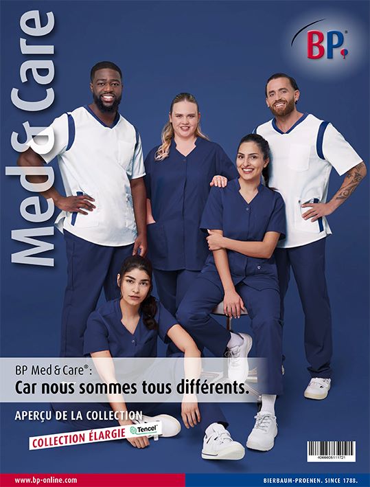 Couverture du catalogue Med&Care - Vêtements de travail pour le secteur médical et les soins